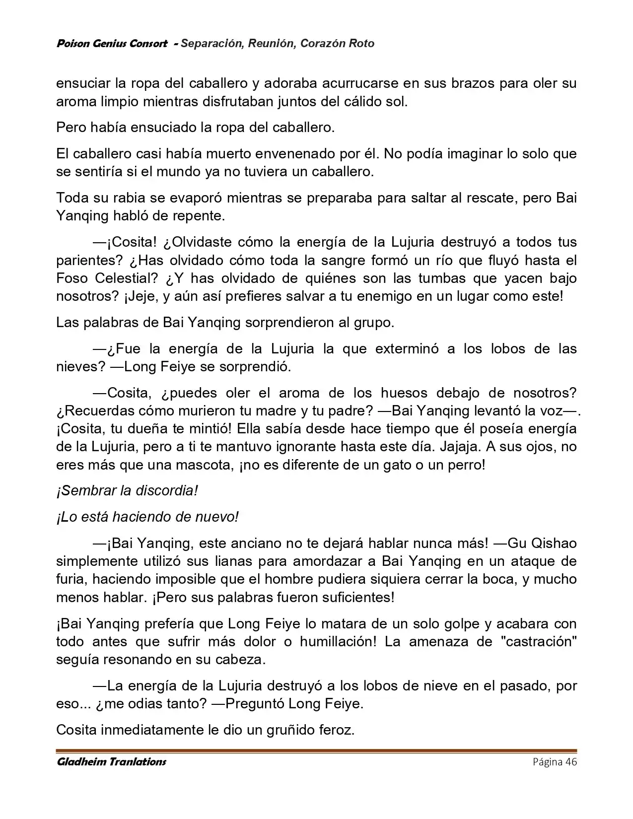 Poison Genious Consort (Novela) - Capítulo 428 - Página 46 - LectorTMOo