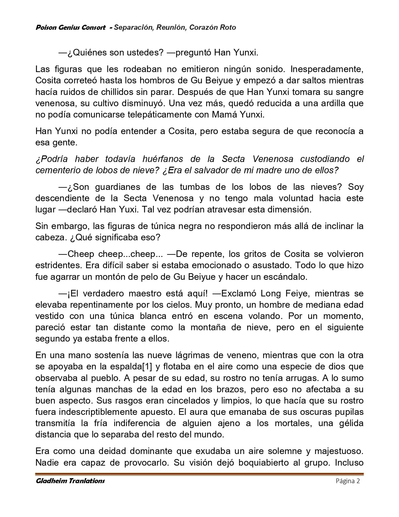 Poison Genious Consort (Novela) - Capítulo 429 - Página 2 - LectorTMOo