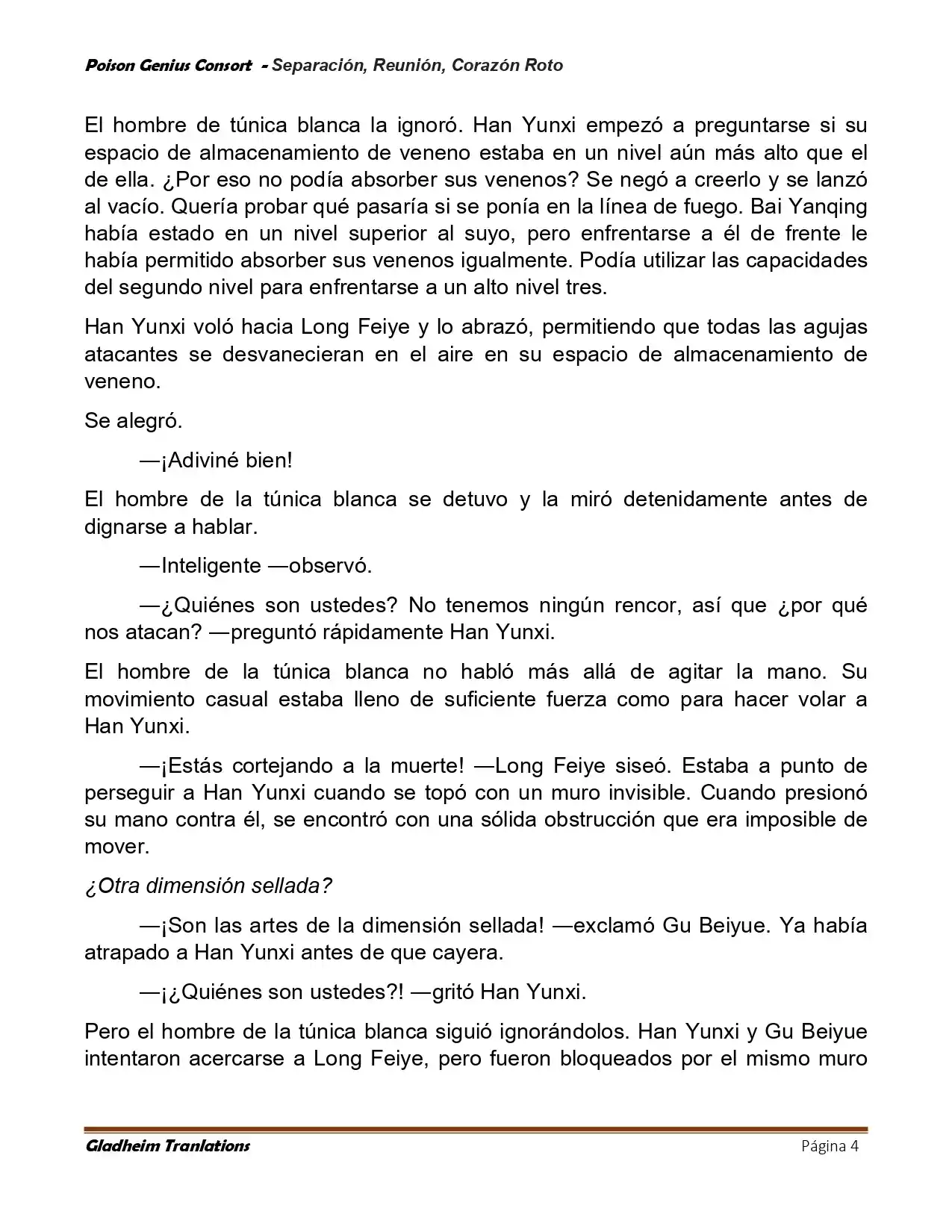 Poison Genious Consort (Novela) - Capítulo 429 - Página 4 - LectorTMOo