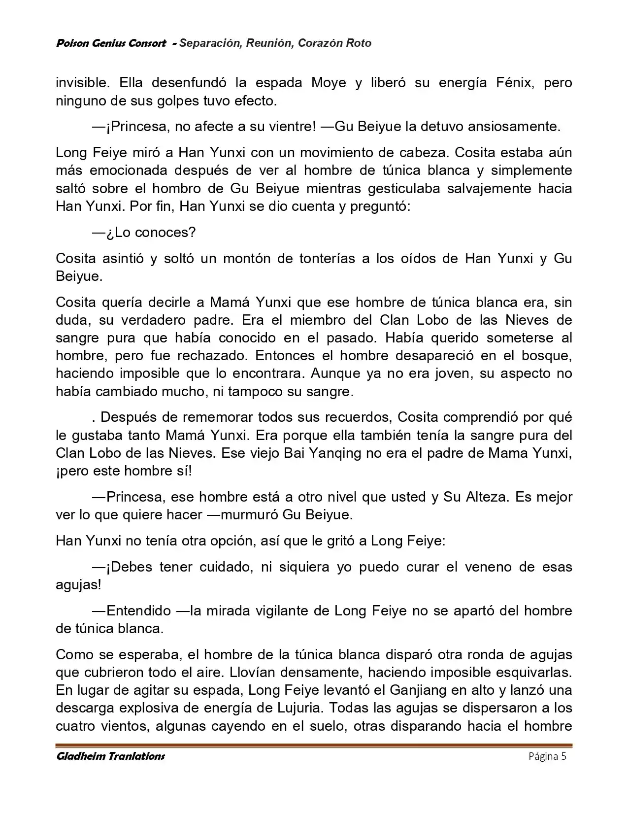 Poison Genious Consort (Novela) - Capítulo 429 - Página 5 - LectorTMOo