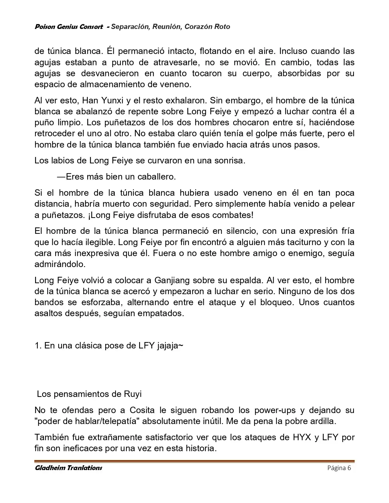 Poison Genious Consort (Novela) - Capítulo 429 - Página 6 - LectorTMOo