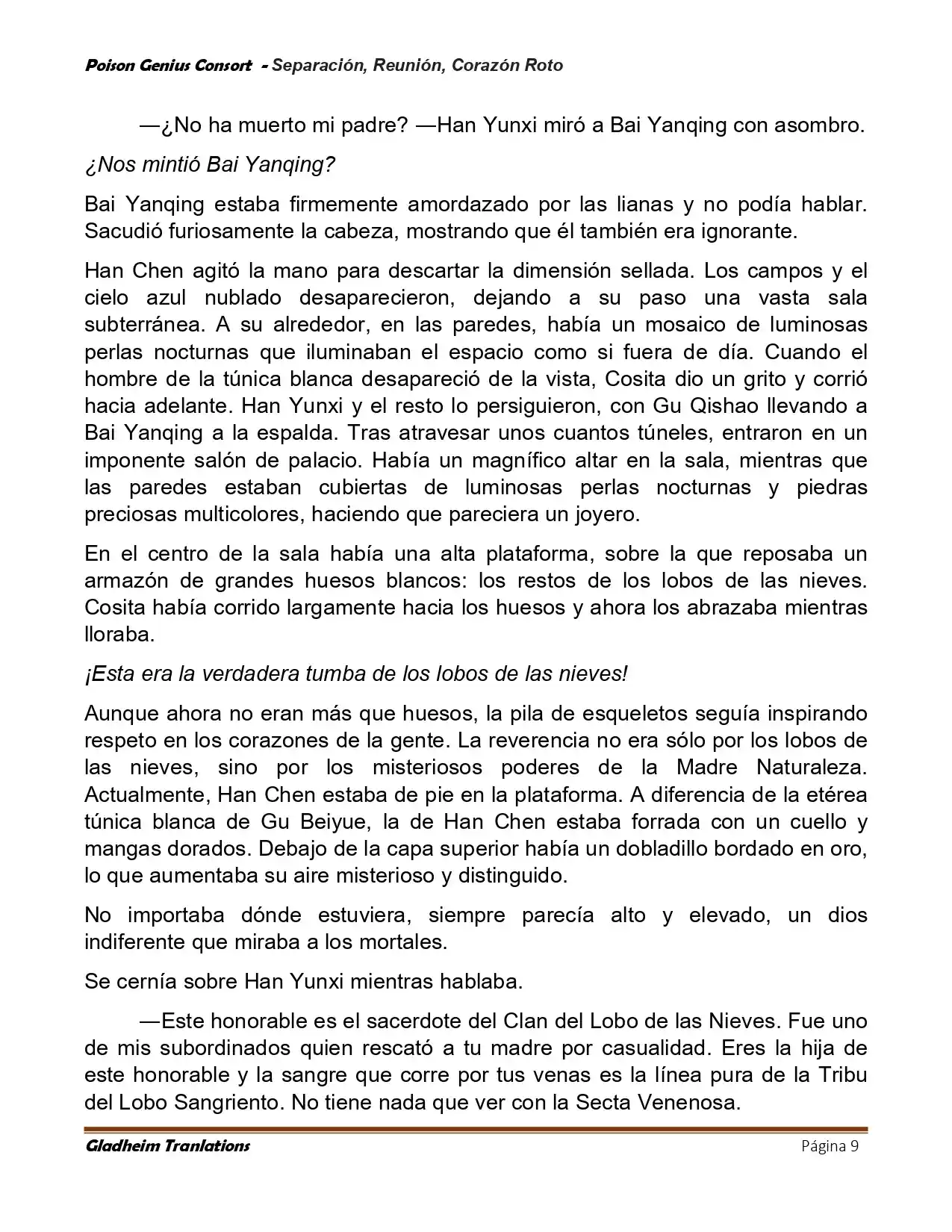 Poison Genious Consort (Novela) - Capítulo 429 - Página 9 - LectorTMOo