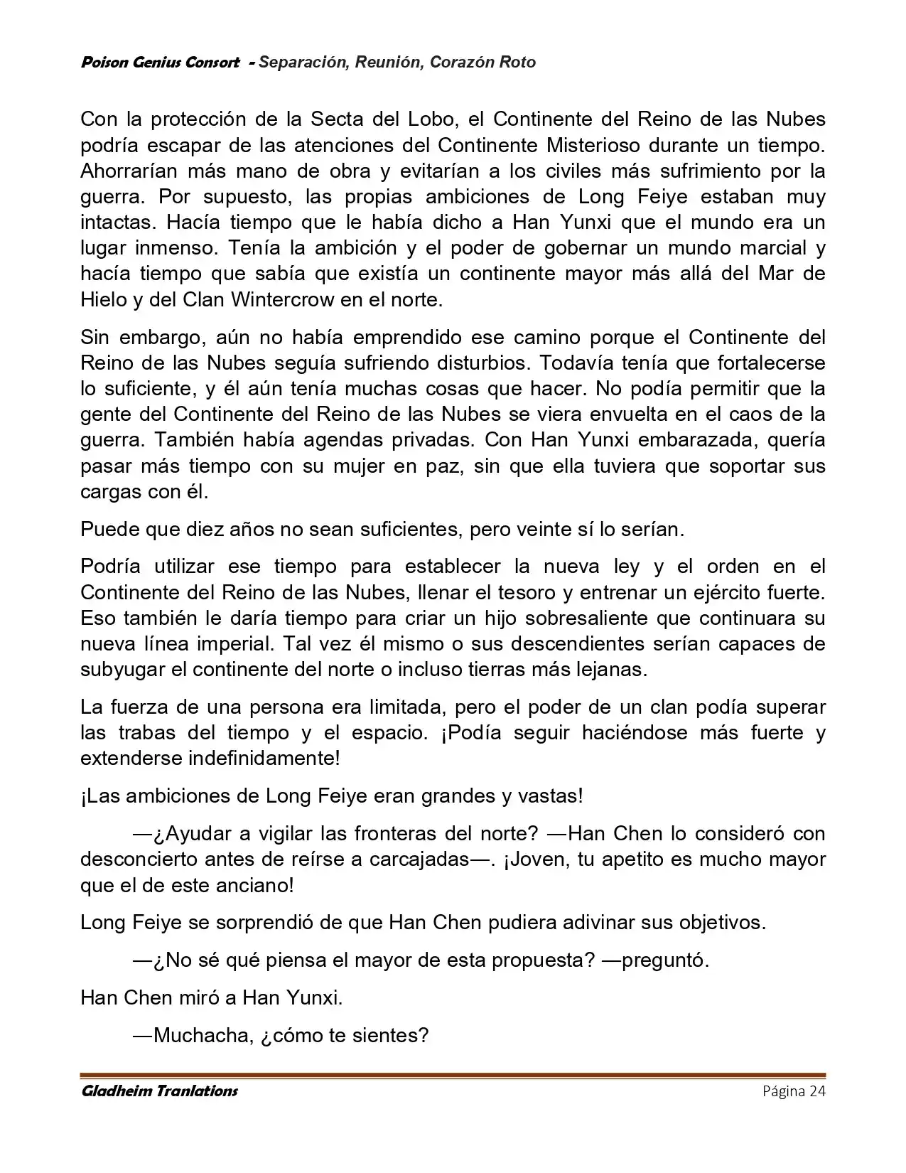 Poison Genious Consort (Novela) - Capítulo 429 - Página 24 - LectorTMOo