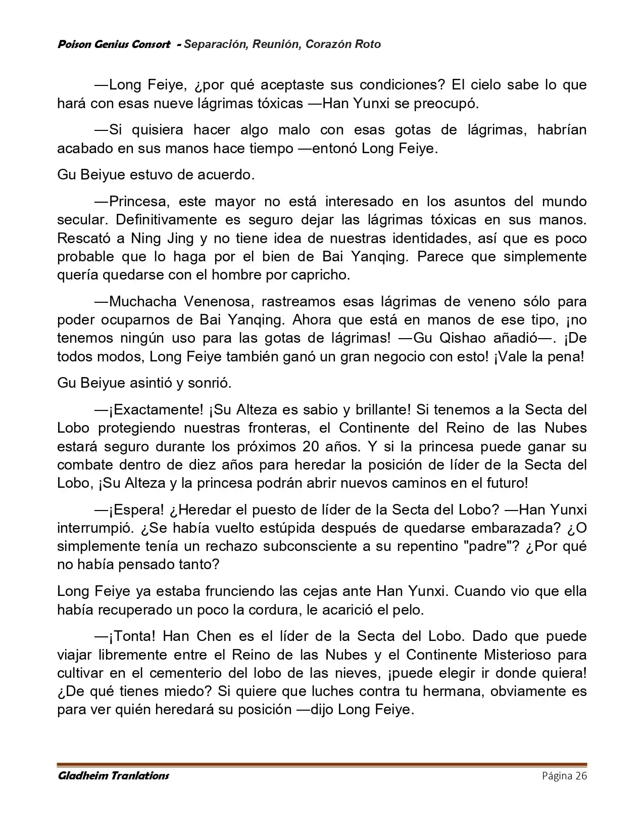 Poison Genious Consort (Novela) - Capítulo 429 - Página 26 - LectorTMOo