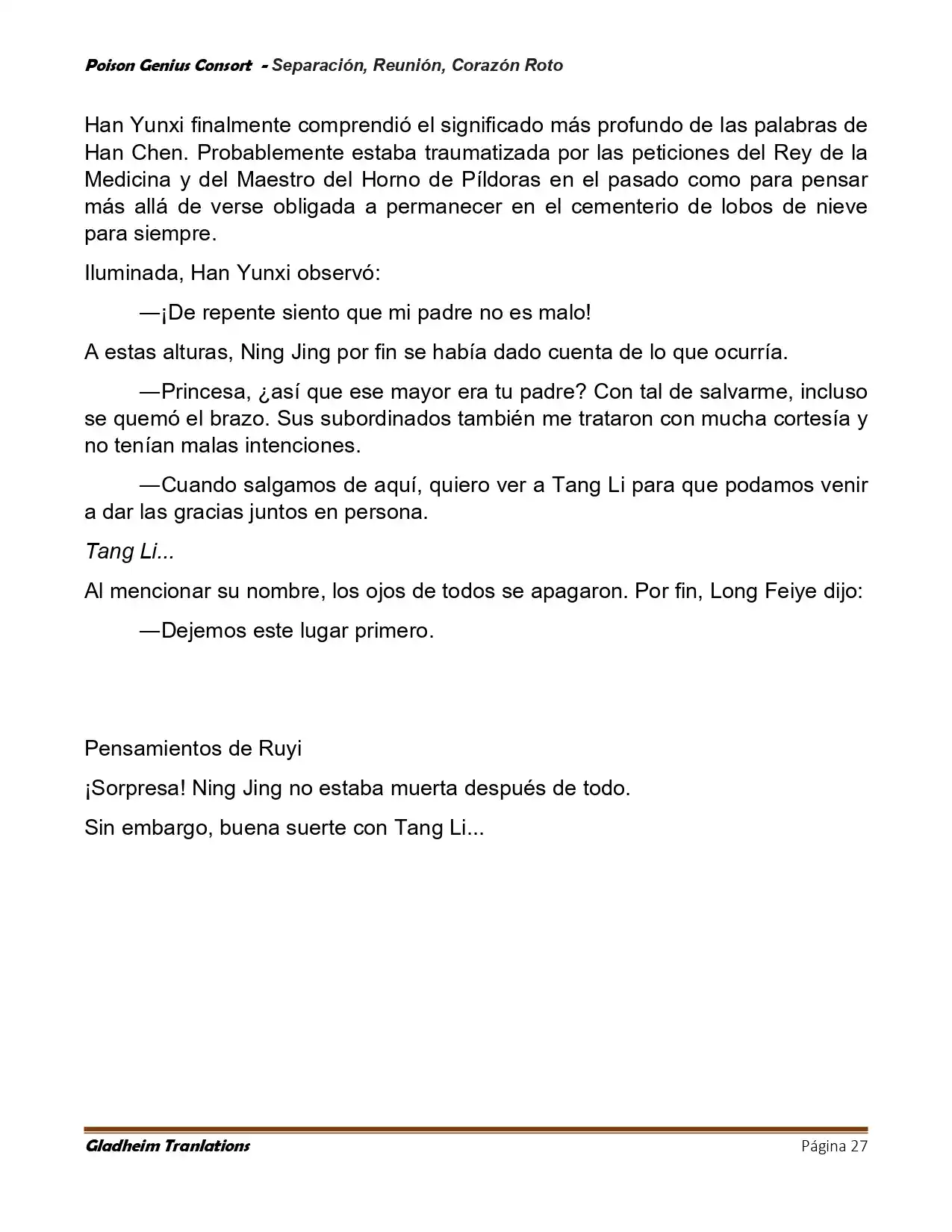 Poison Genious Consort (Novela) - Capítulo 429 - Página 27 - LectorTMOo