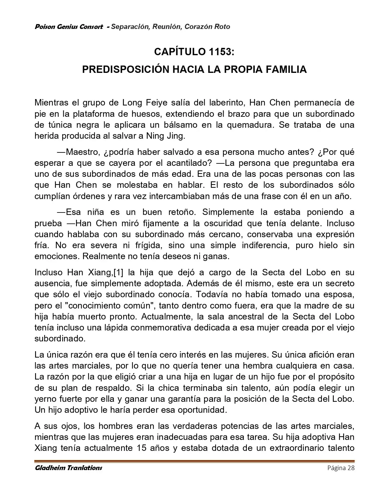 Poison Genious Consort (Novela) - Capítulo 429 - Página 28 - LectorTMOo