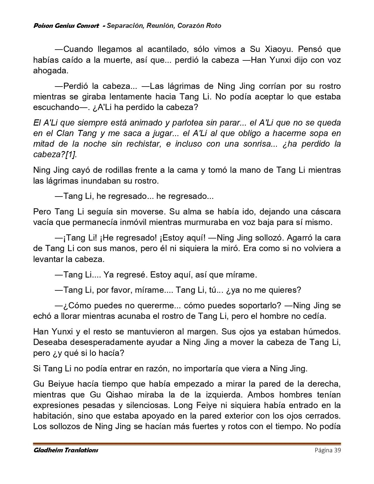 Poison Genious Consort (Novela) - Capítulo 429 - Página 39 - LectorTMOo