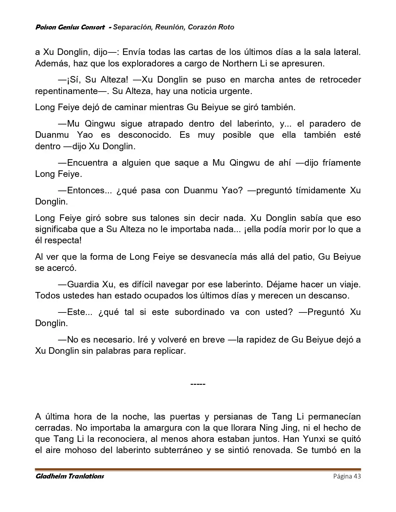 Poison Genious Consort (Novela) - Capítulo 429 - Página 43 - LectorTMOo