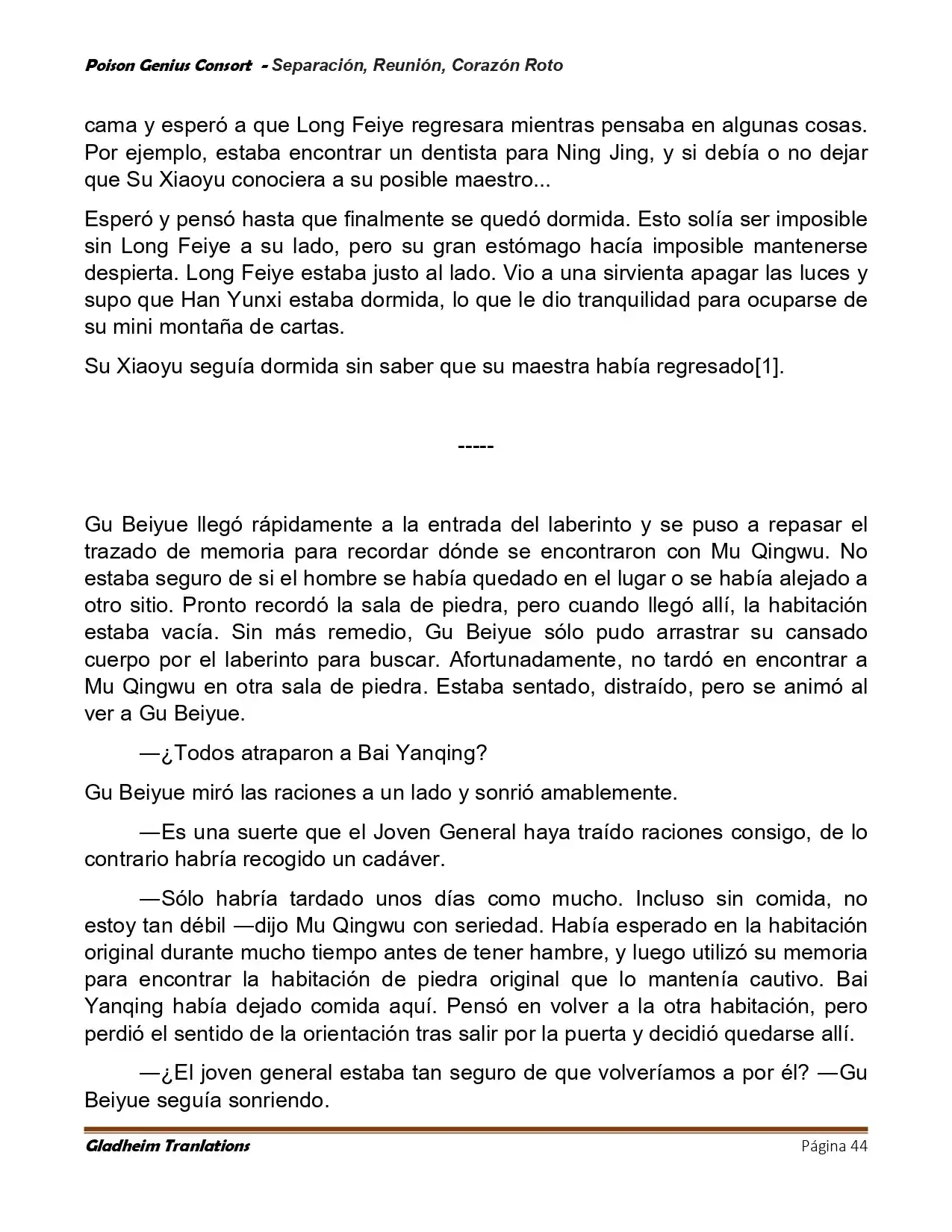 Poison Genious Consort (Novela) - Capítulo 429 - Página 44 - LectorTMOo