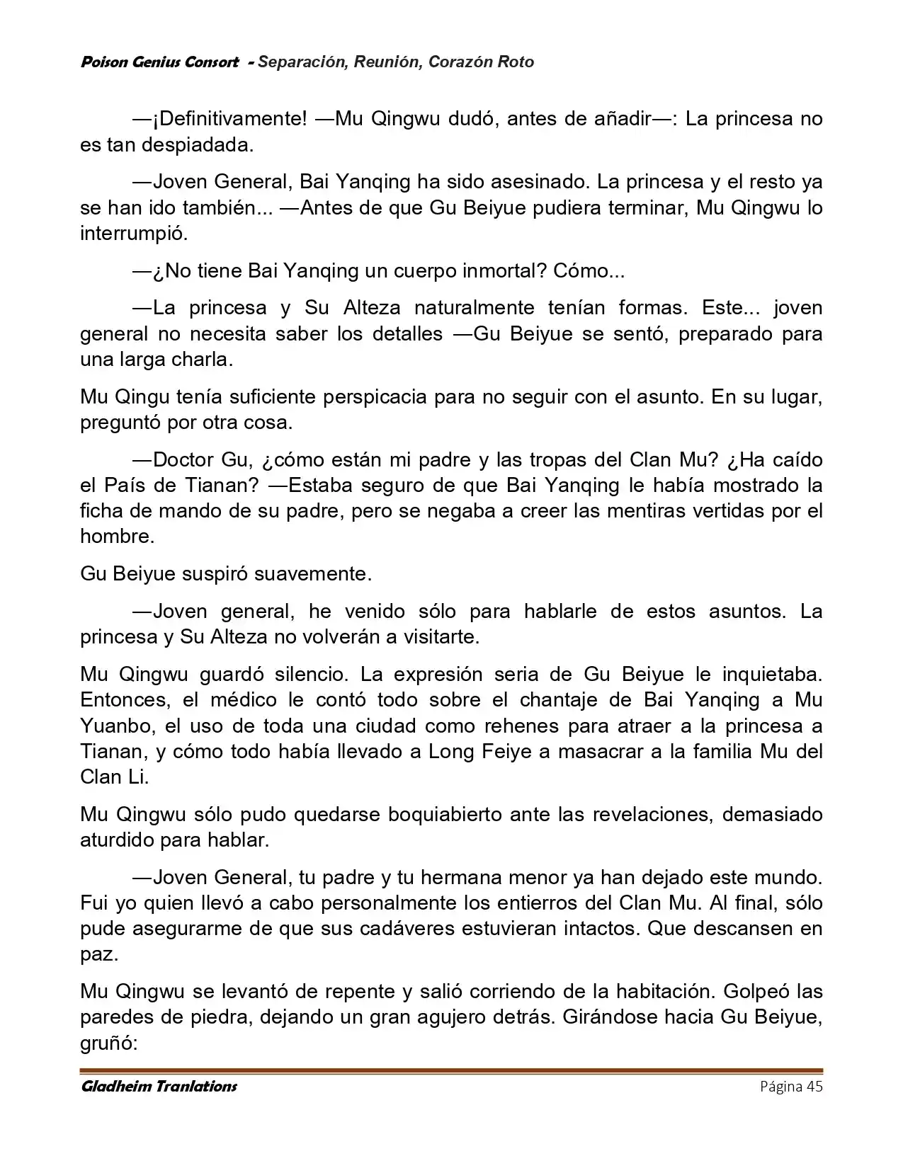 Poison Genious Consort (Novela) - Capítulo 429 - Página 45 - LectorTMOo