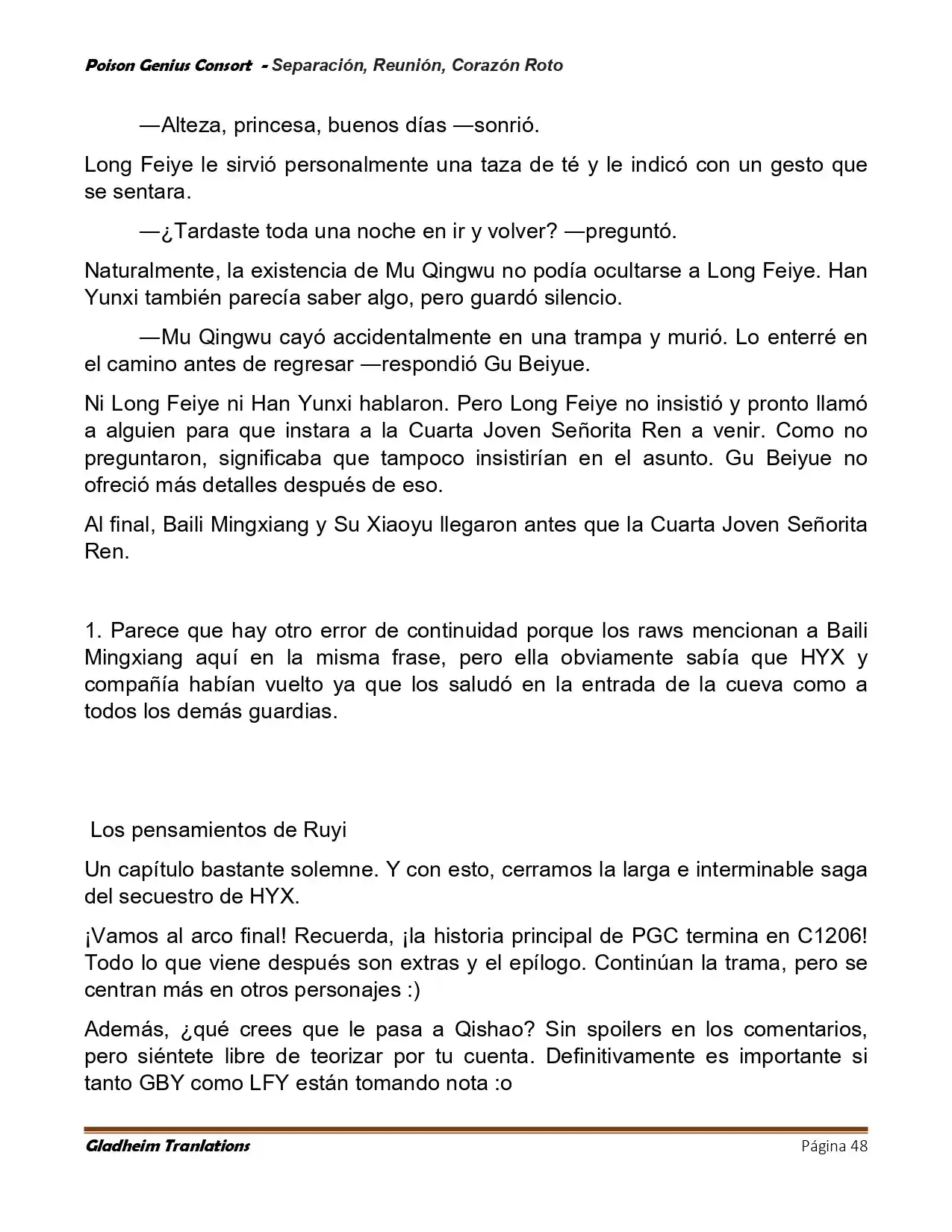 Poison Genious Consort (Novela) - Capítulo 429 - Página 48 - LectorTMOo