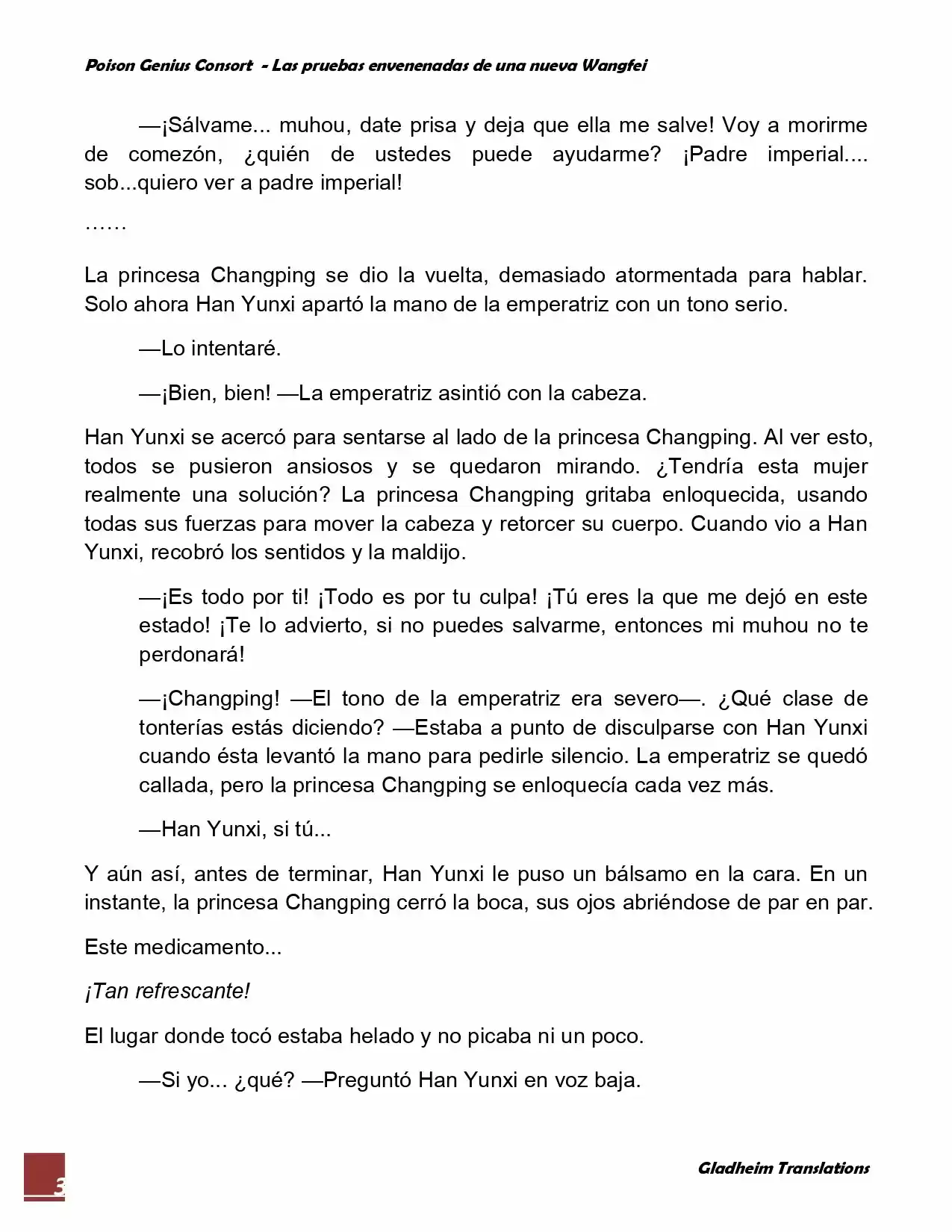 Poison Genious Consort (Novela) - Capítulo 43 - Página 3 - LectorTMOo