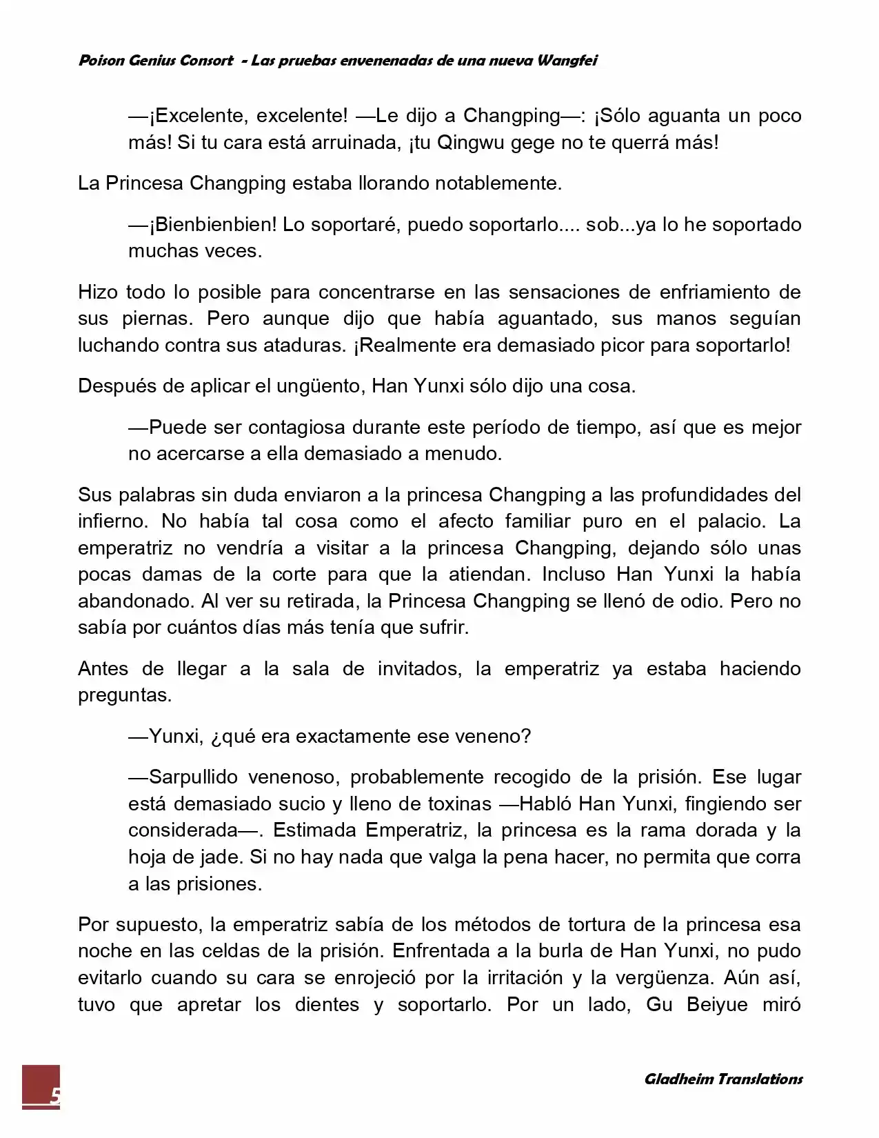 Poison Genious Consort (Novela) - Capítulo 43 - Página 5 - LectorTMOo