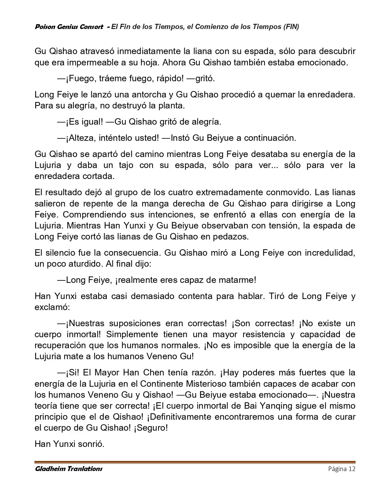 Poison Genious Consort (Novela) - Capítulo 430 - Página 12 - LectorTMOo