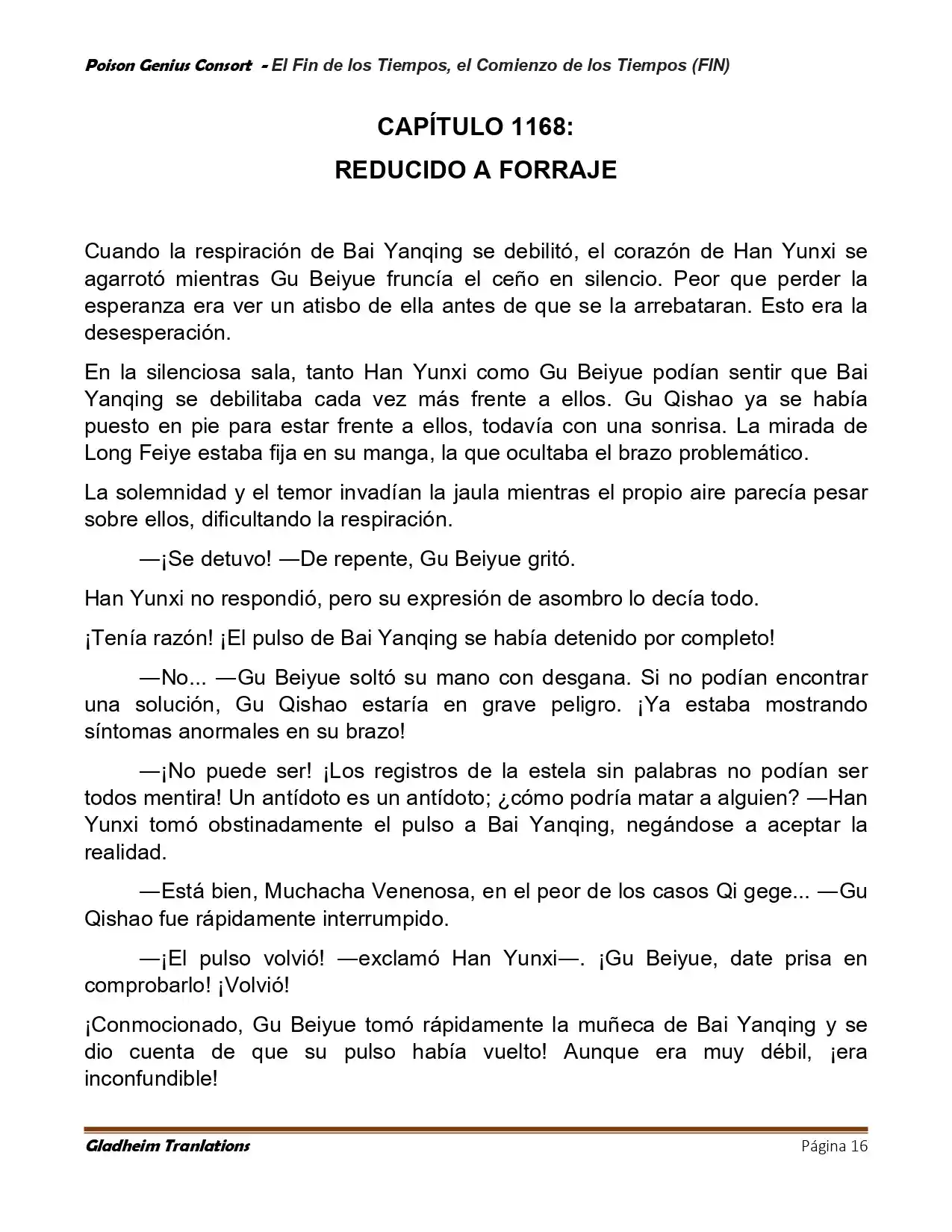 Poison Genious Consort (Novela) - Capítulo 430 - Página 16 - LectorTMOo