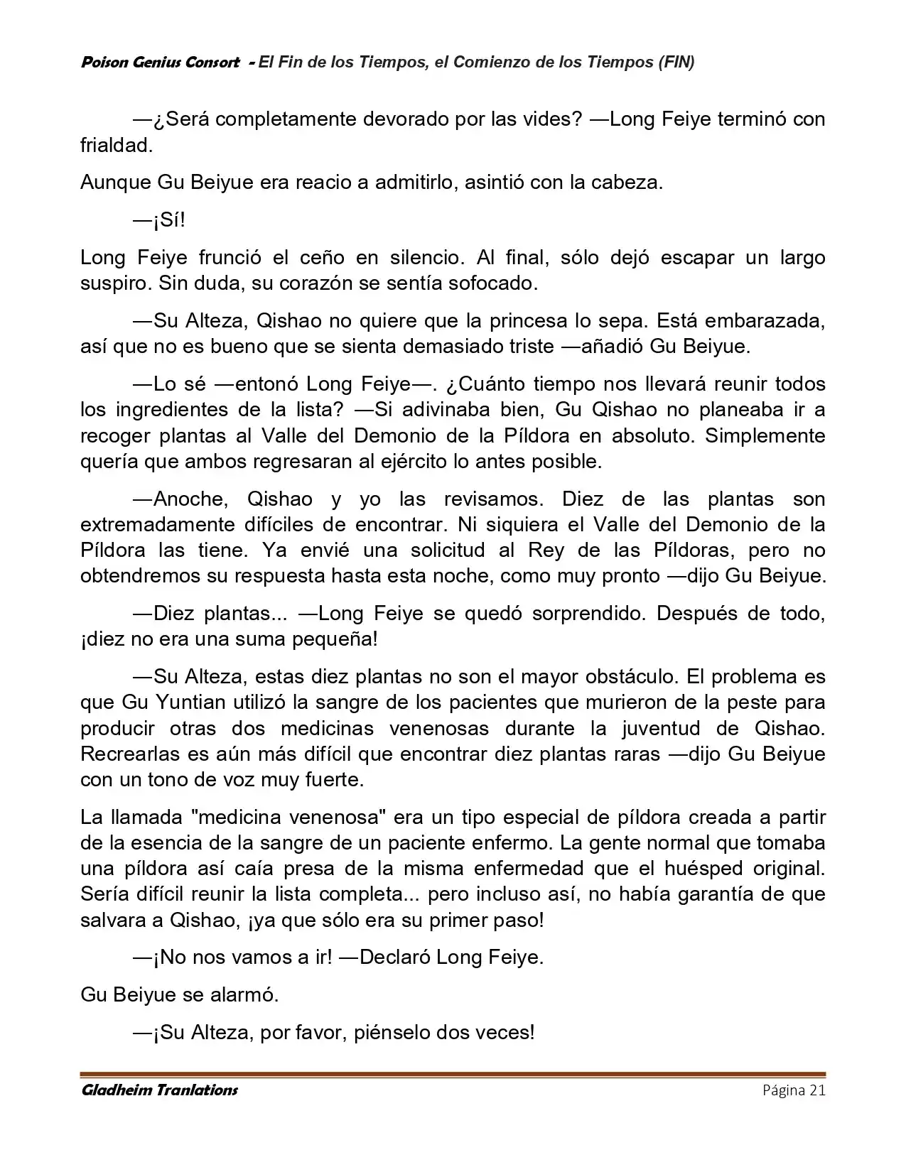 Poison Genious Consort (Novela) - Capítulo 430 - Página 21 - LectorTMOo
