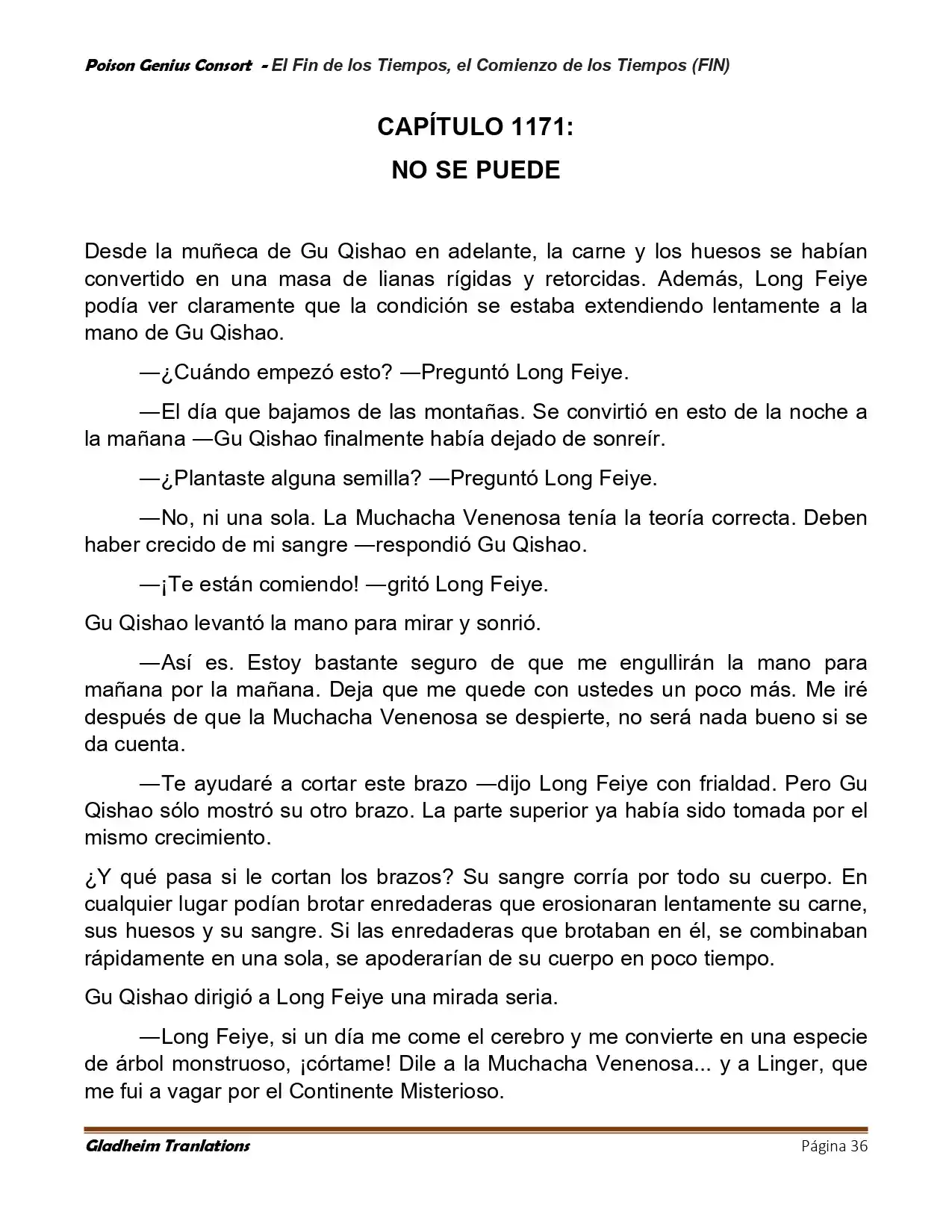 Poison Genious Consort (Novela) - Capítulo 430 - Página 36 - LectorTMOo