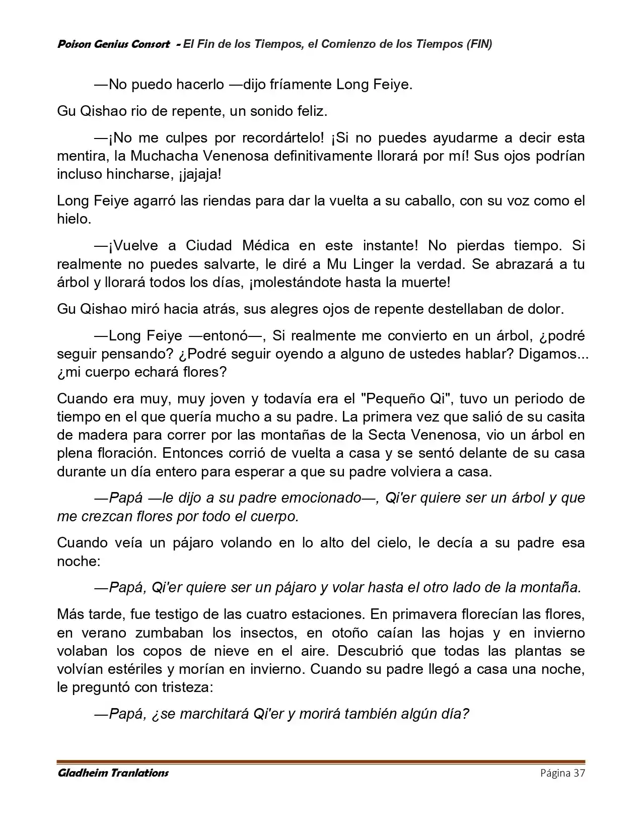 Poison Genious Consort (Novela) - Capítulo 430 - Página 37 - LectorTMOo