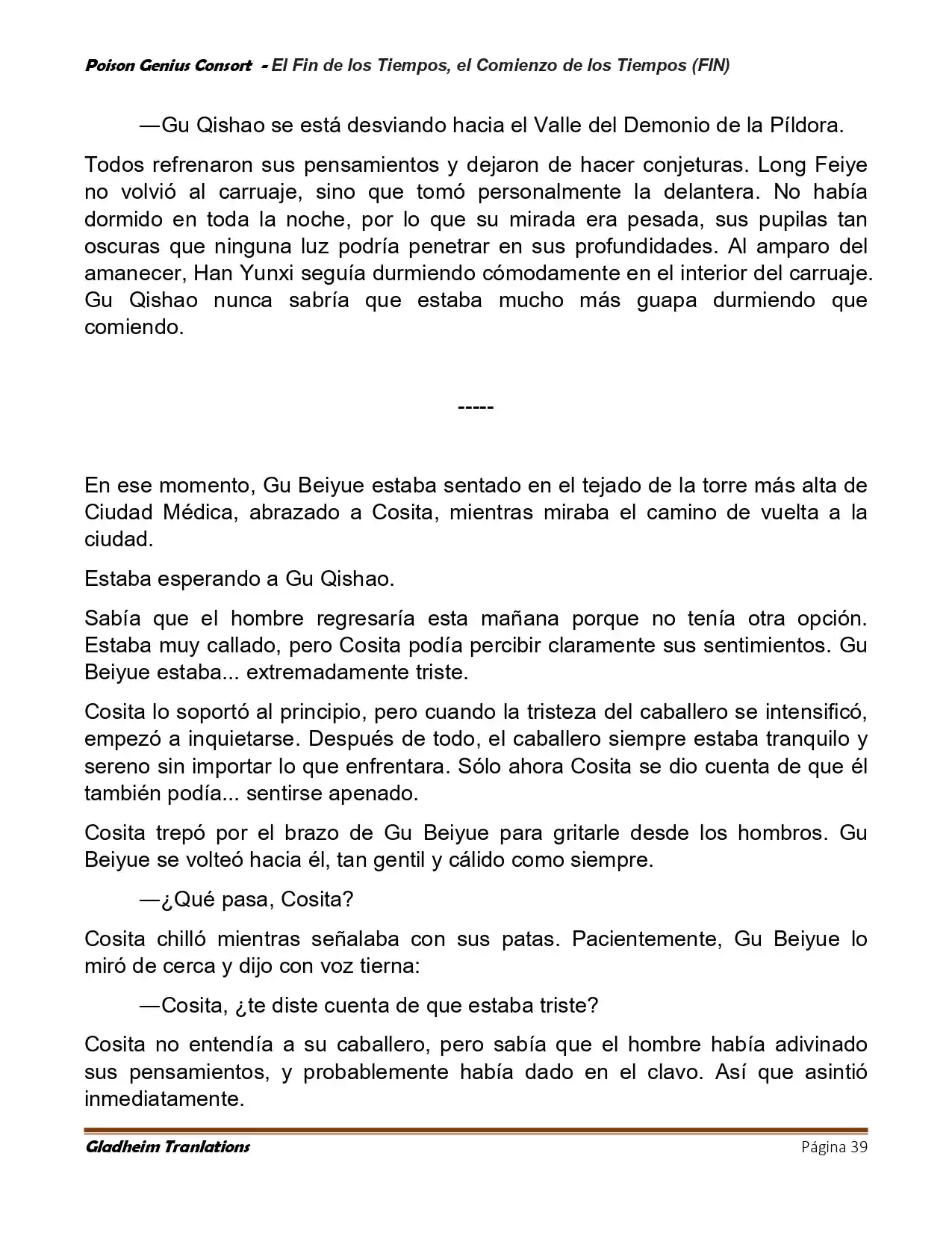 Poison Genious Consort (Novela) - Capítulo 430 - Página 39 - LectorTMOo