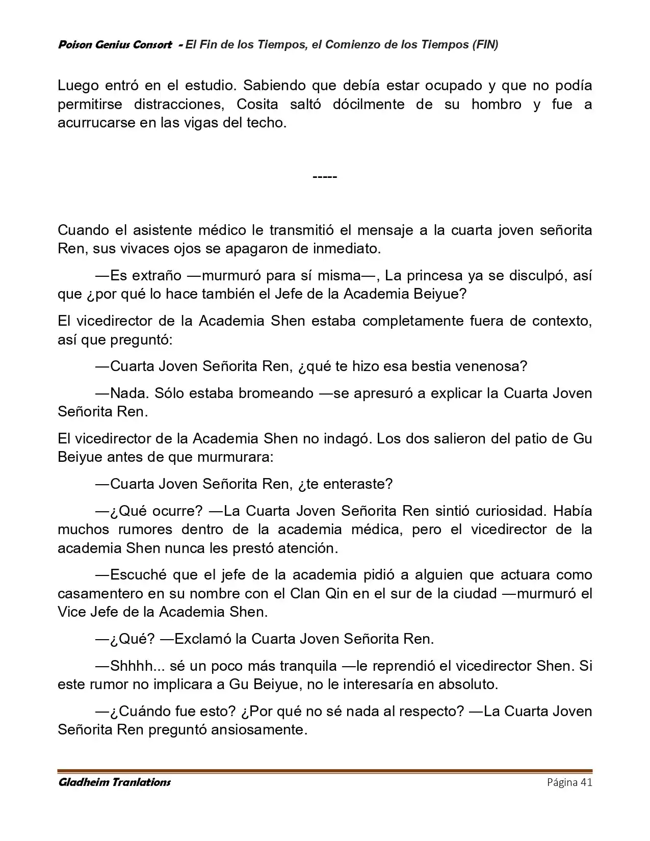 Poison Genious Consort (Novela) - Capítulo 430 - Página 41 - LectorTMOo