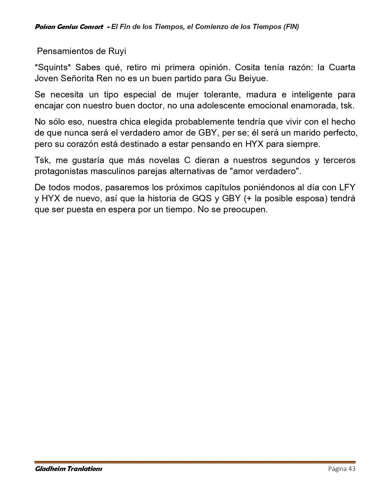 Poison Genious Consort (Novela) - Capítulo 430 - Página 43 - LectorTMOo