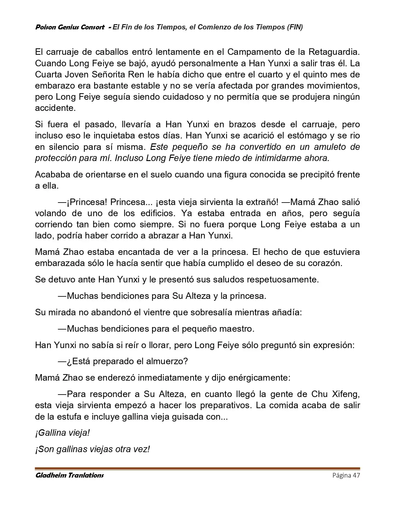 Poison Genious Consort (Novela) - Capítulo 430 - Página 47 - LectorTMOo