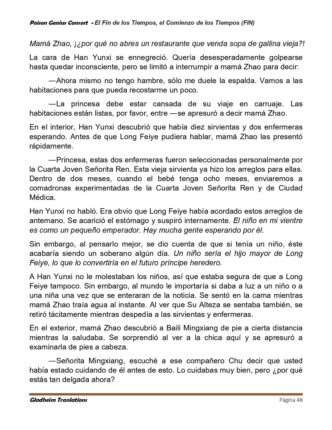 Poison Genious Consort (Novela) - Capítulo 430 - Página 48 - LectorTMOo