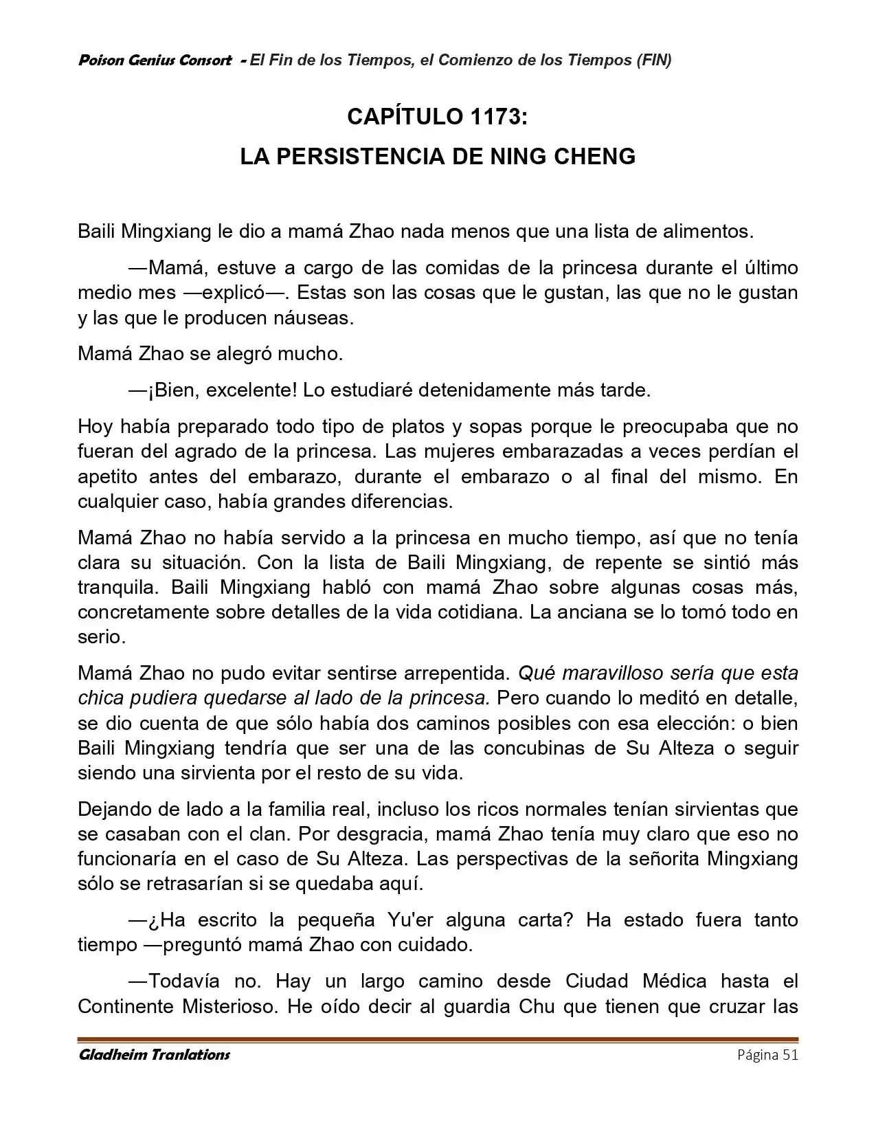 Poison Genious Consort (Novela) - Capítulo 430 - Página 51 - LectorTMOo