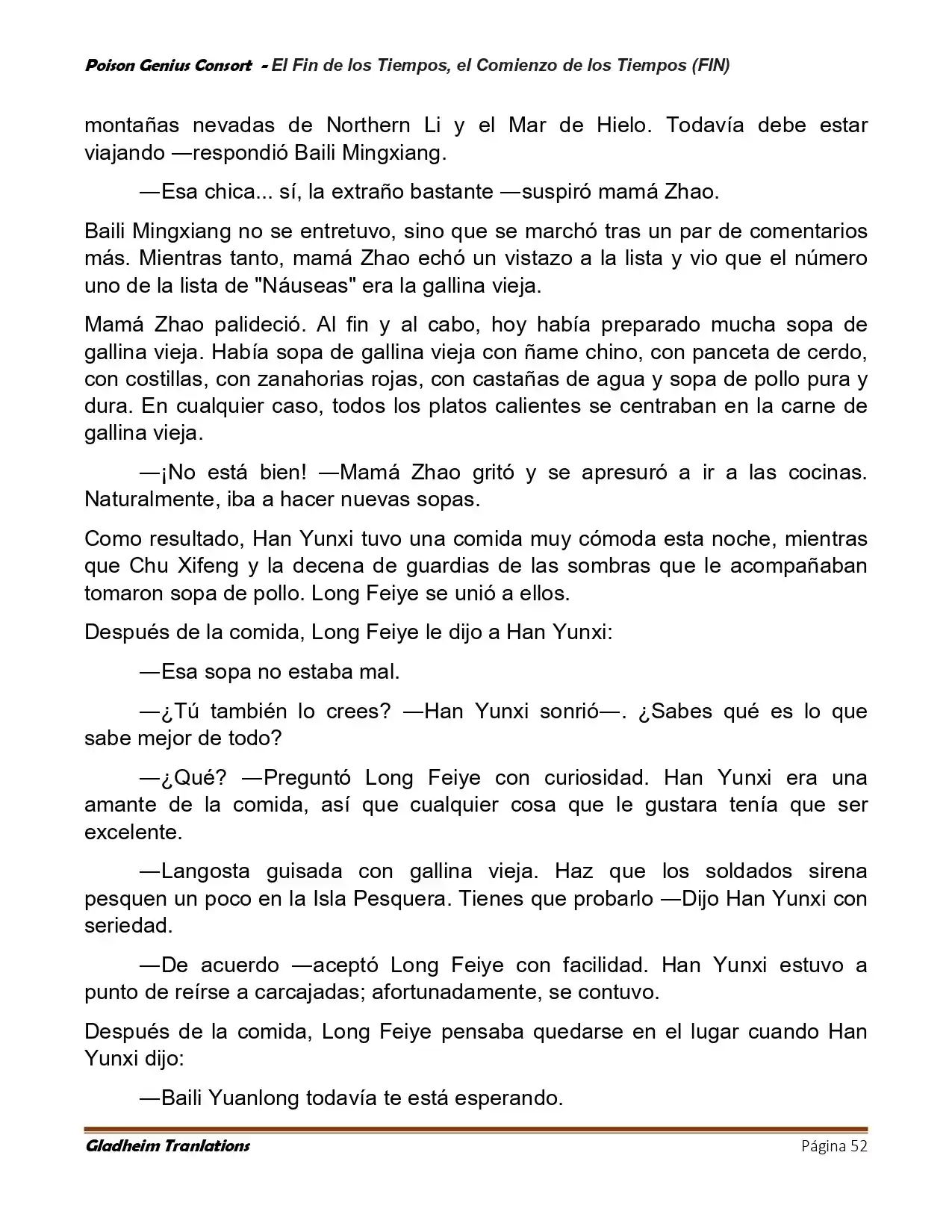 Poison Genious Consort (Novela) - Capítulo 430 - Página 52 - LectorTMOo