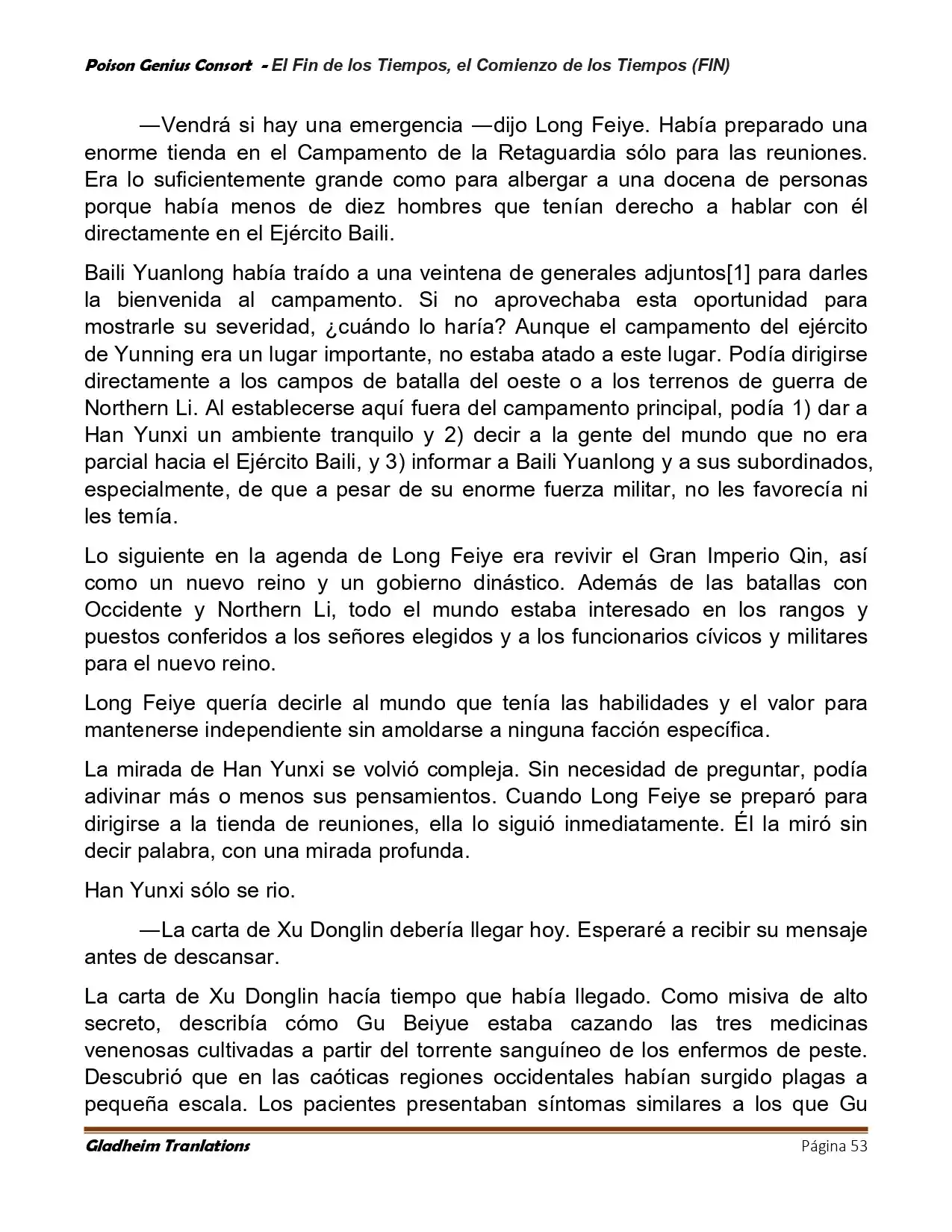 Poison Genious Consort (Novela) - Capítulo 430 - Página 53 - LectorTMOo
