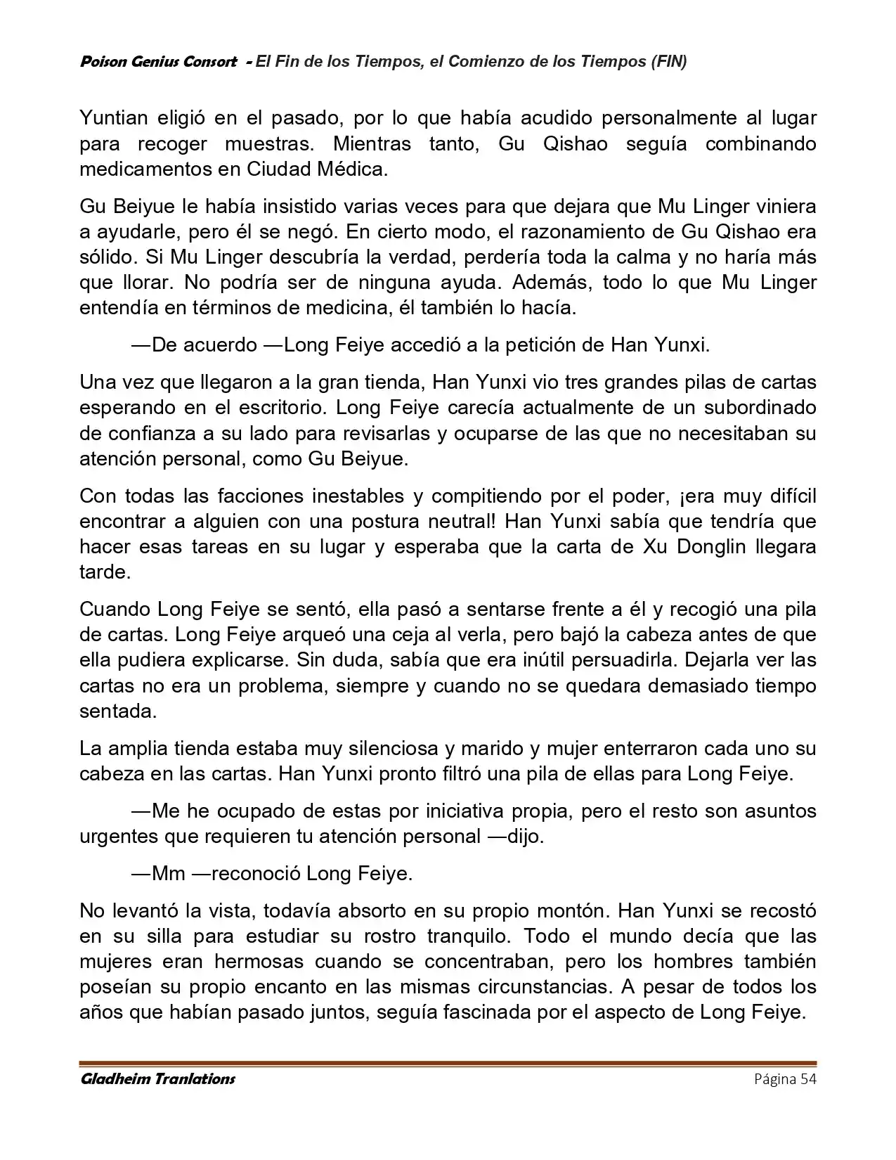 Poison Genious Consort (Novela) - Capítulo 430 - Página 54 - LectorTMOo