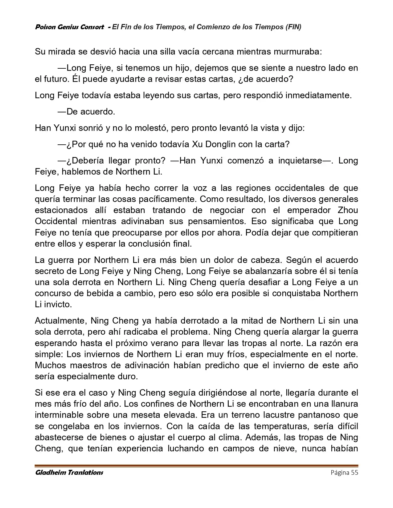 Poison Genious Consort (Novela) - Capítulo 430 - Página 55 - LectorTMOo