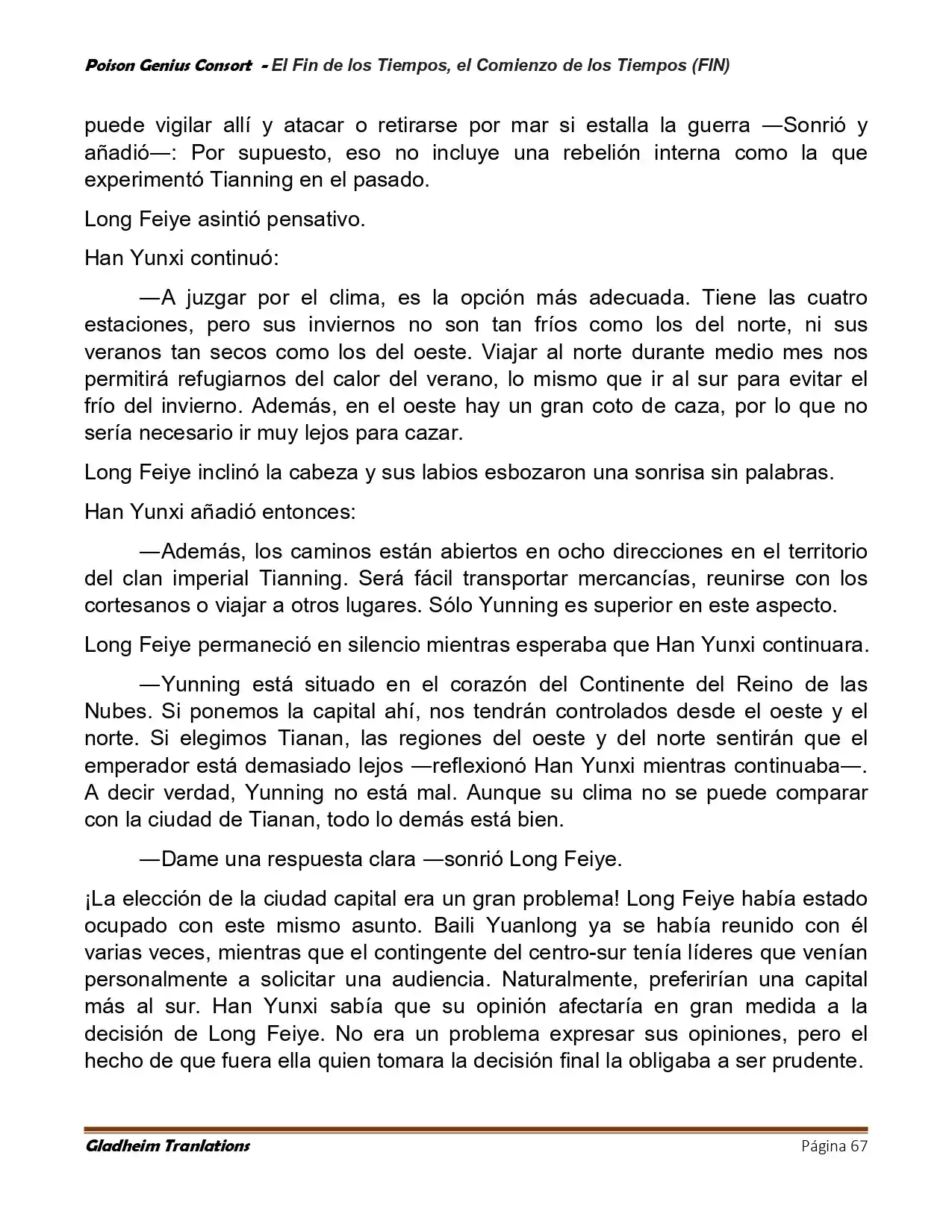 Poison Genious Consort (Novela) - Capítulo 430 - Página 67 - LectorTMOo