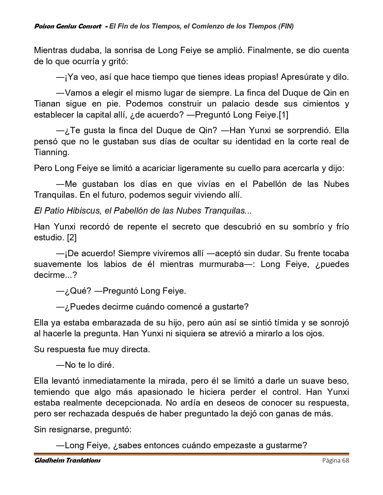 Poison Genious Consort (Novela) - Capítulo 430 - Página 68 - LectorTMOo