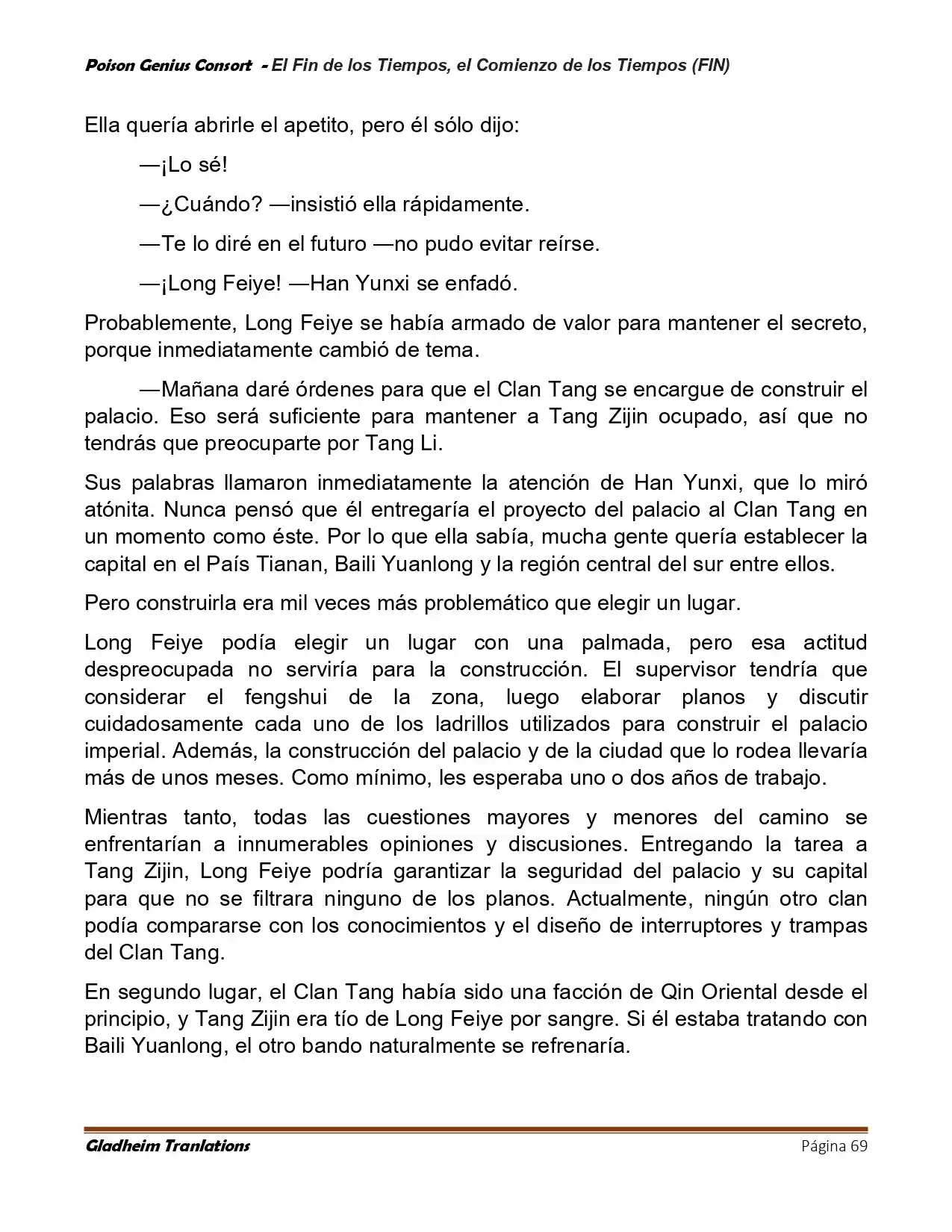 Poison Genious Consort (Novela) - Capítulo 430 - Página 69 - LectorTMOo