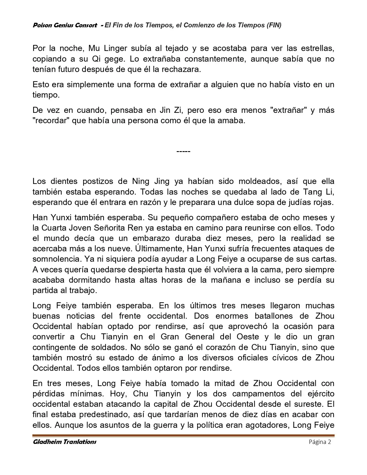 Poison Genious Consort (Novela) - Capítulo 431 - Página 2 - LectorTMOo