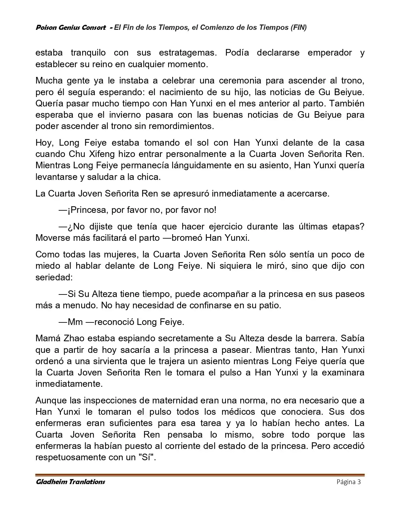 Poison Genious Consort (Novela) - Capítulo 431 - Página 3 - LectorTMOo