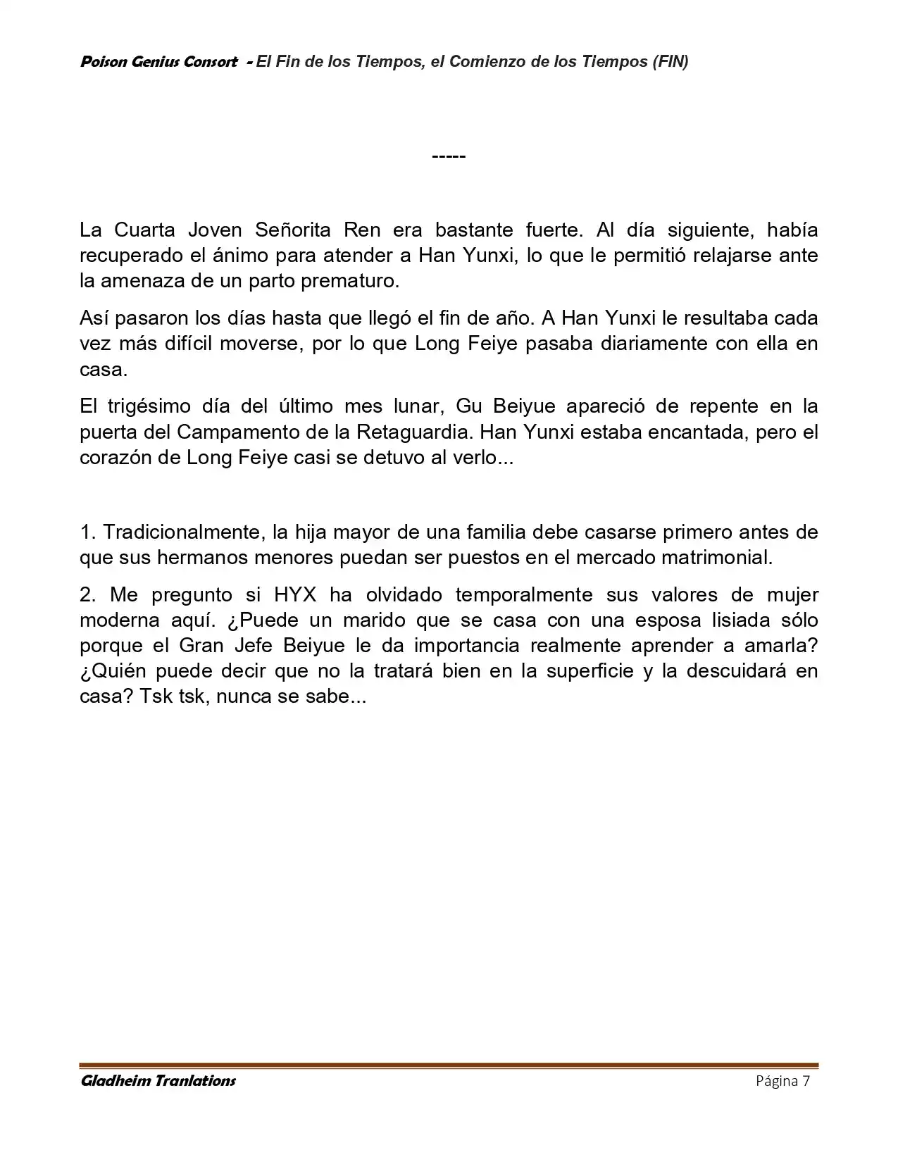 Poison Genious Consort (Novela) - Capítulo 431 - Página 7 - LectorTMOo