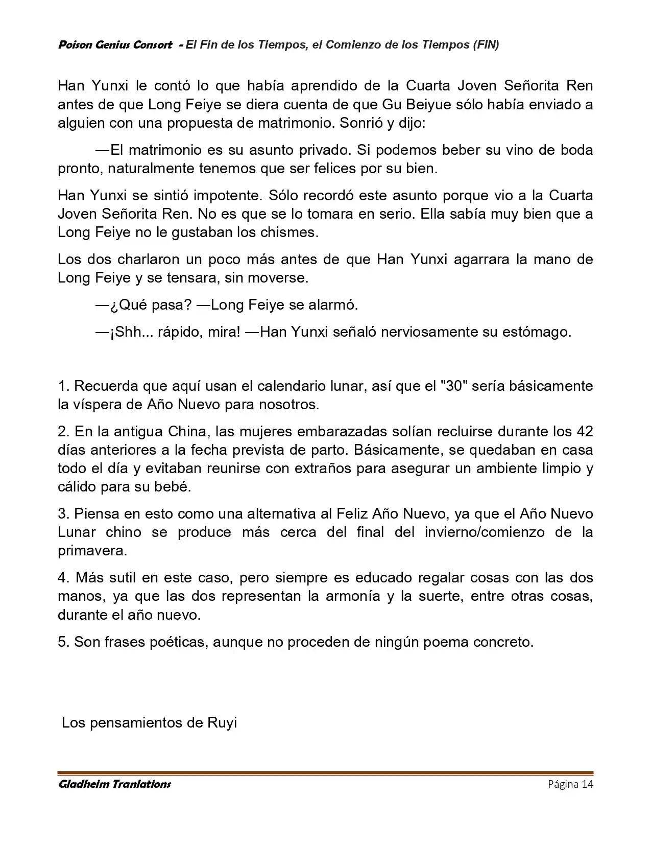 Poison Genious Consort (Novela) - Capítulo 431 - Página 14 - LectorTMOo