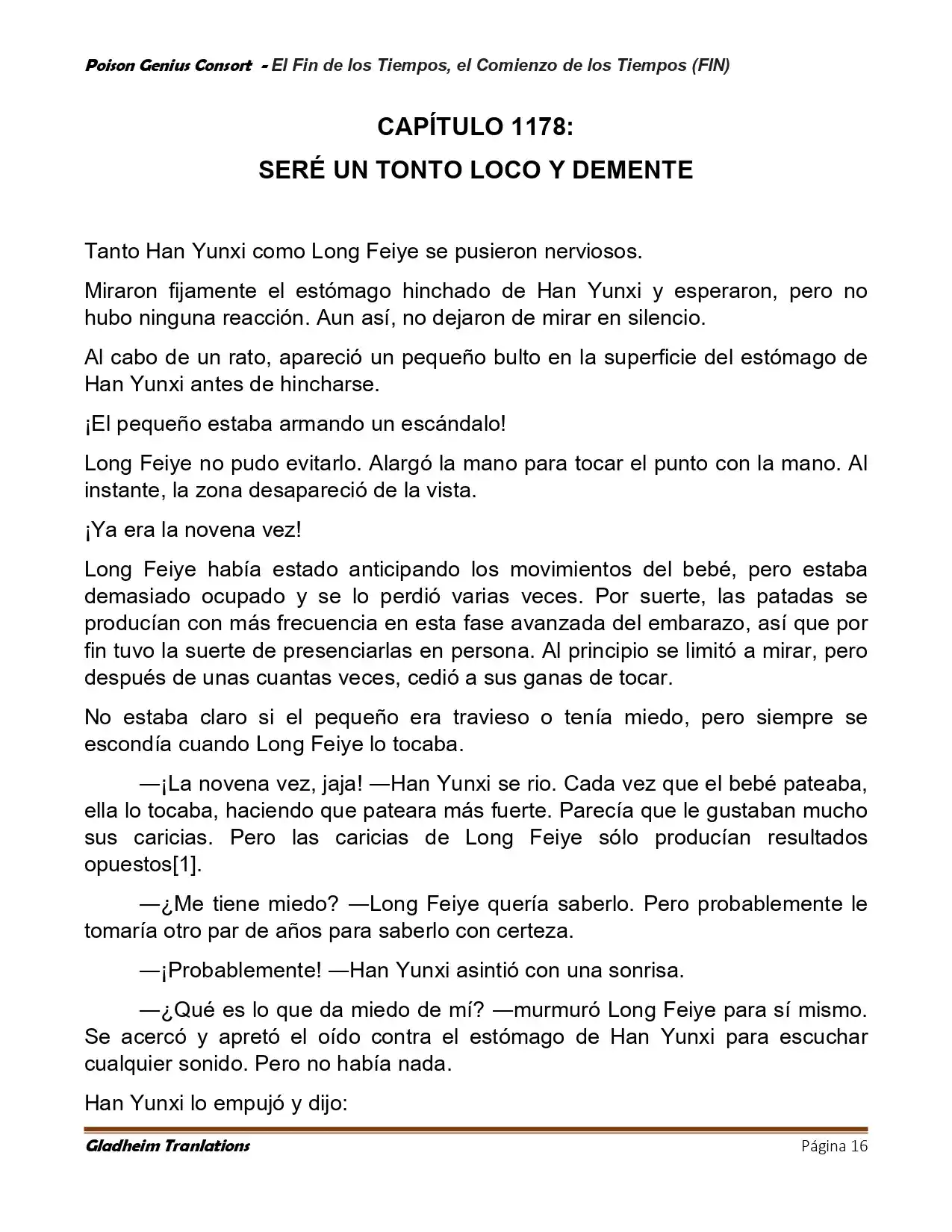 Poison Genious Consort (Novela) - Capítulo 431 - Página 16 - LectorTMOo