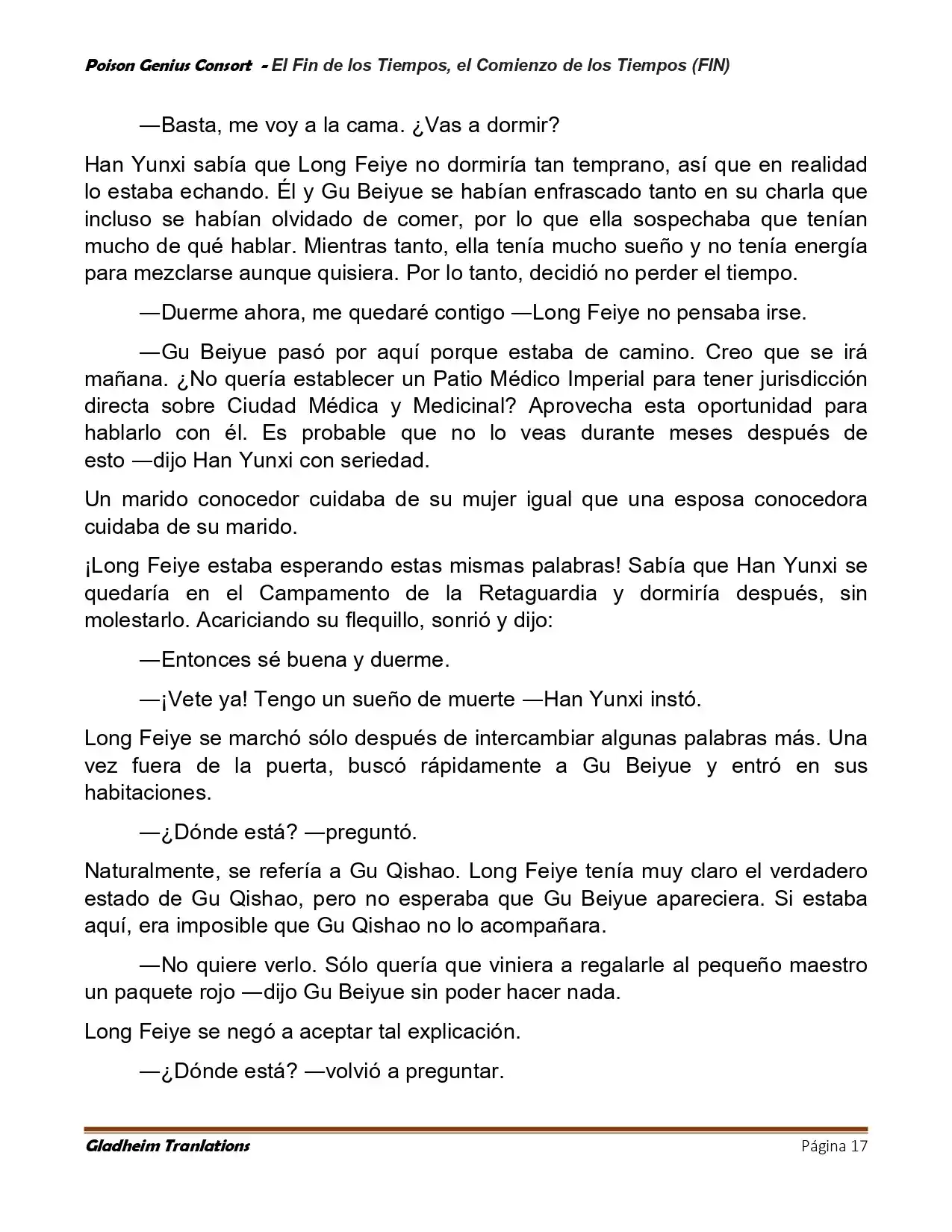 Poison Genious Consort (Novela) - Capítulo 431 - Página 17 - LectorTMOo