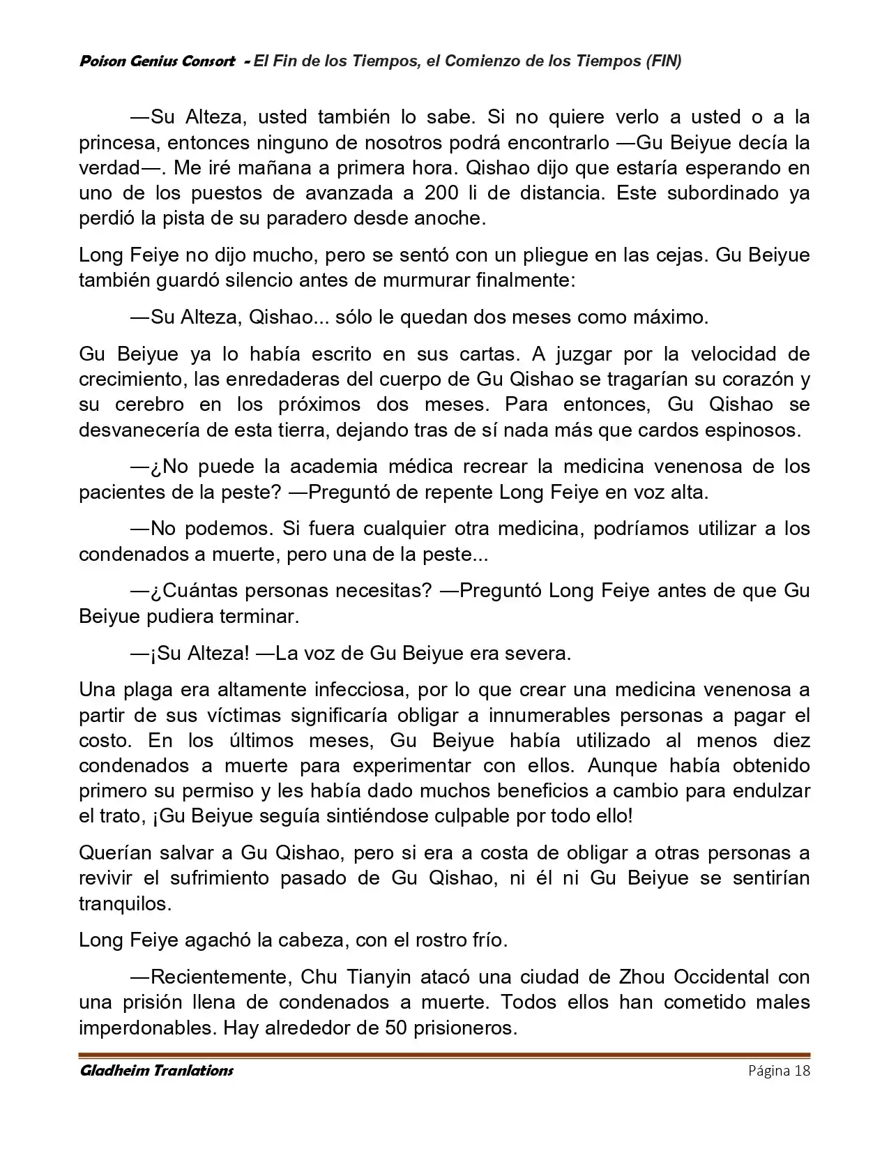 Poison Genious Consort (Novela) - Capítulo 431 - Página 18 - LectorTMOo
