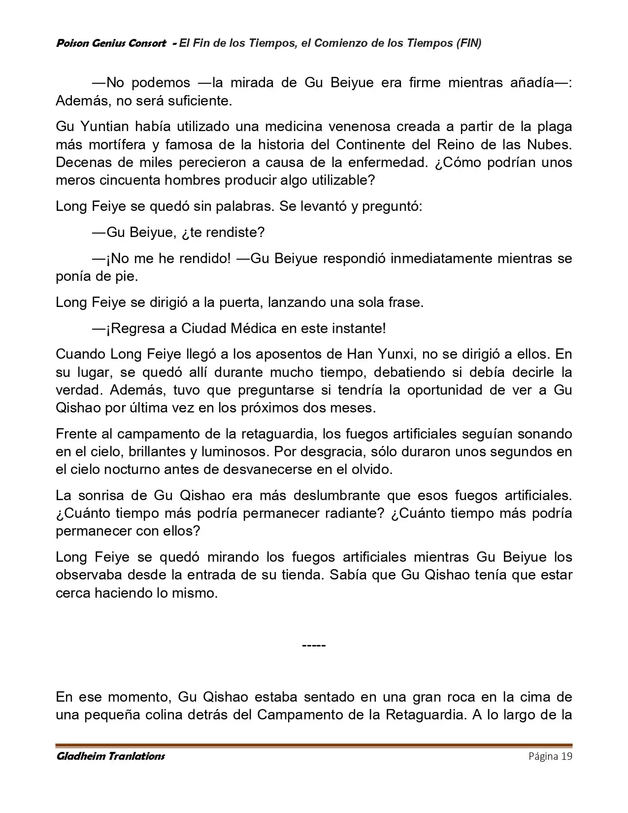 Poison Genious Consort (Novela) - Capítulo 431 - Página 19 - LectorTMOo