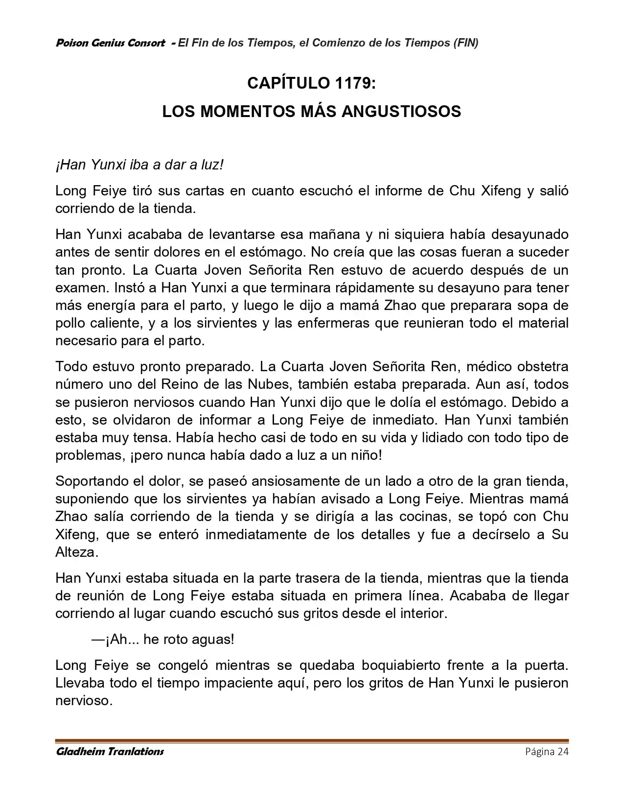 Poison Genious Consort (Novela) - Capítulo 431 - Página 24 - LectorTMOo