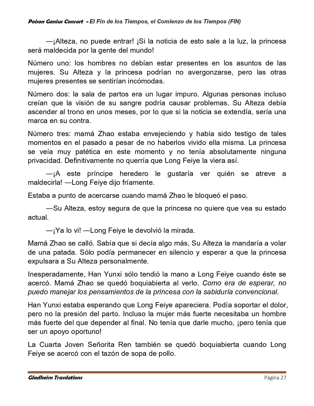 Poison Genious Consort (Novela) - Capítulo 431 - Página 27 - LectorTMOo