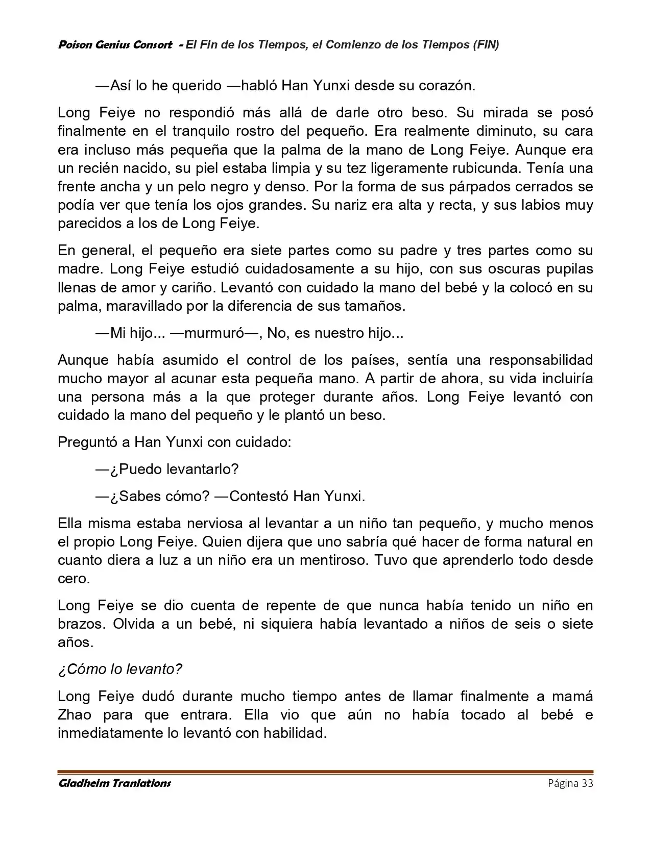 Poison Genious Consort (Novela) - Capítulo 431 - Página 33 - LectorTMOo