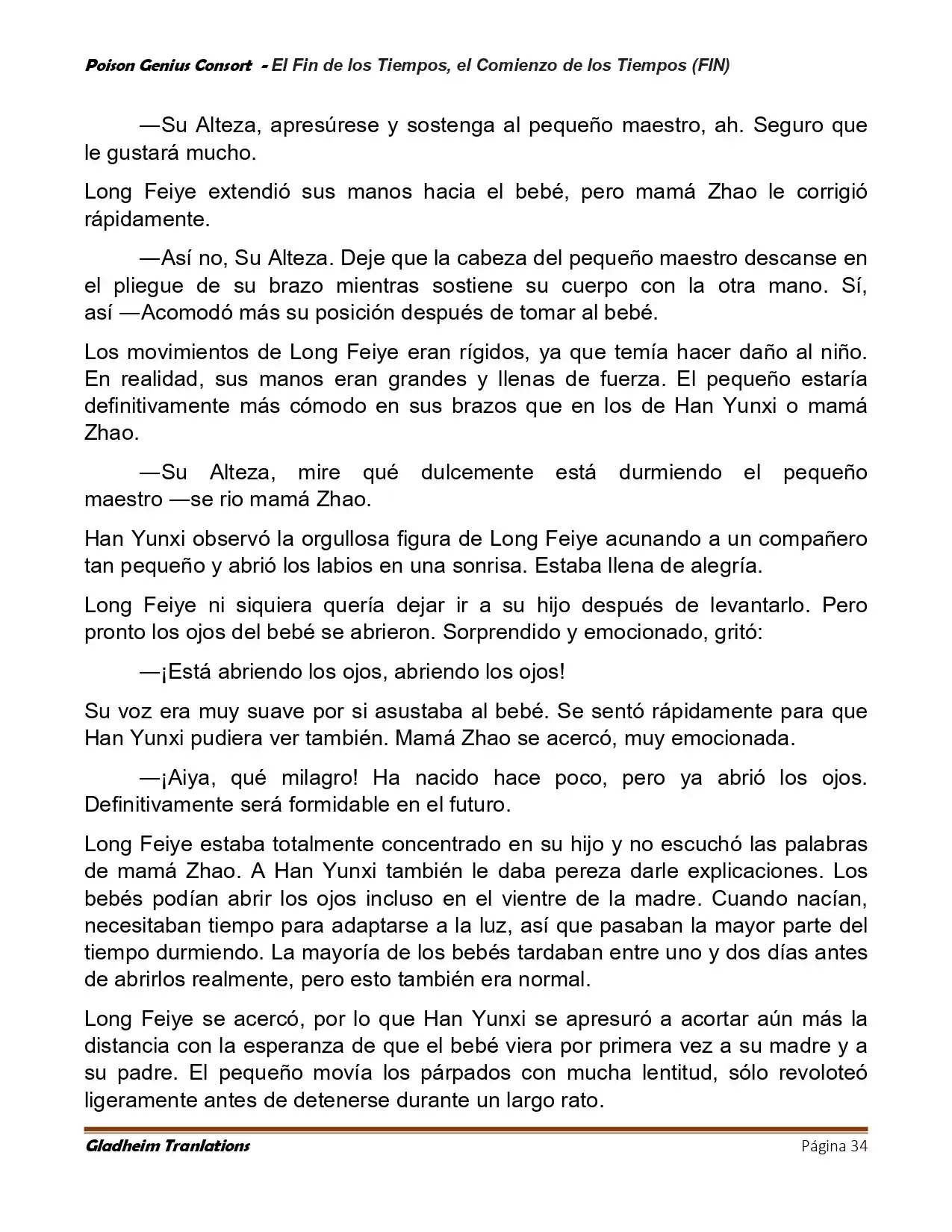 Poison Genious Consort (Novela) - Capítulo 431 - Página 34 - LectorTMOo