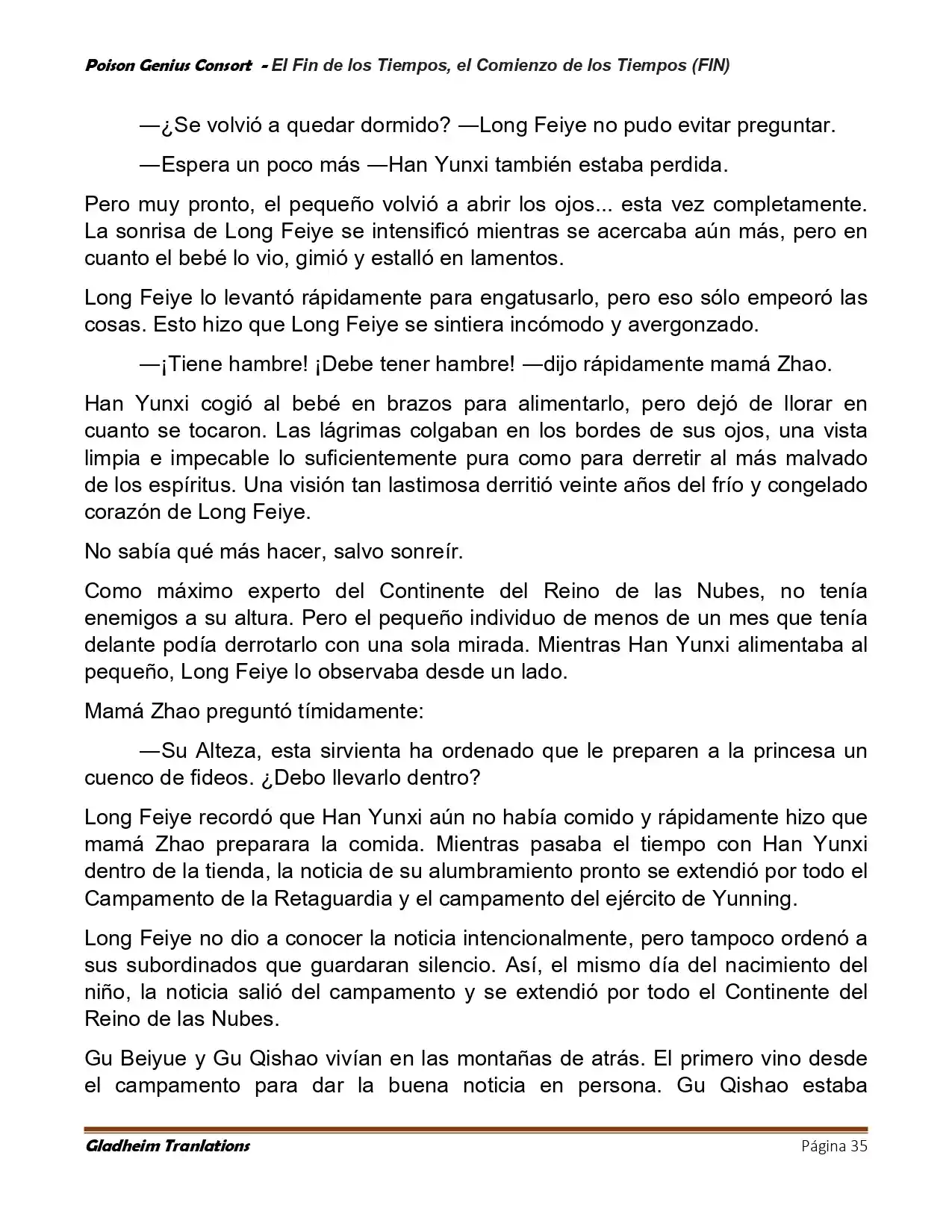 Poison Genious Consort (Novela) - Capítulo 431 - Página 35 - LectorTMOo