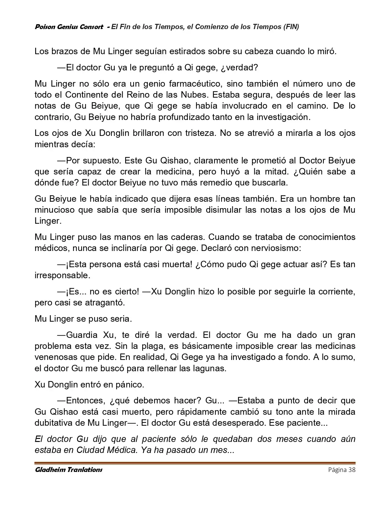 Poison Genious Consort (Novela) - Capítulo 431 - Página 38 - LectorTMOo