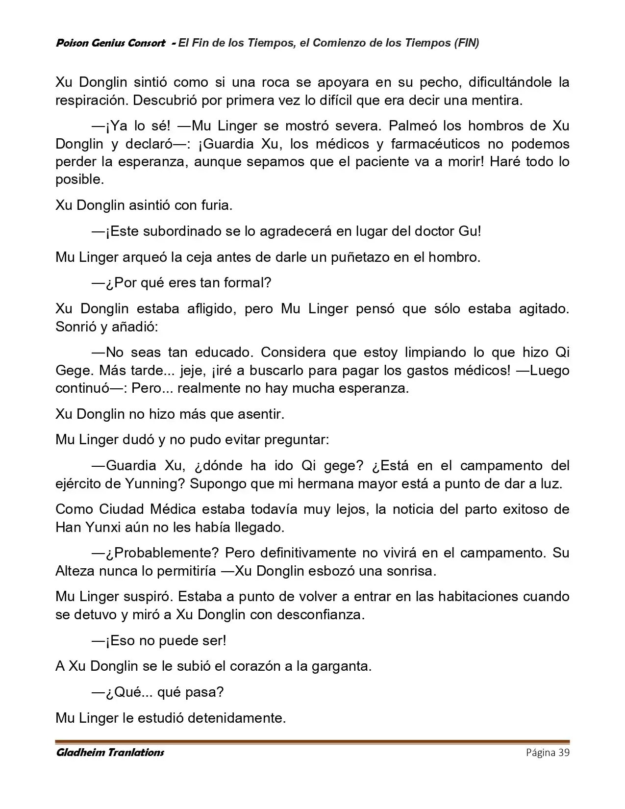 Poison Genious Consort (Novela) - Capítulo 431 - Página 39 - LectorTMOo